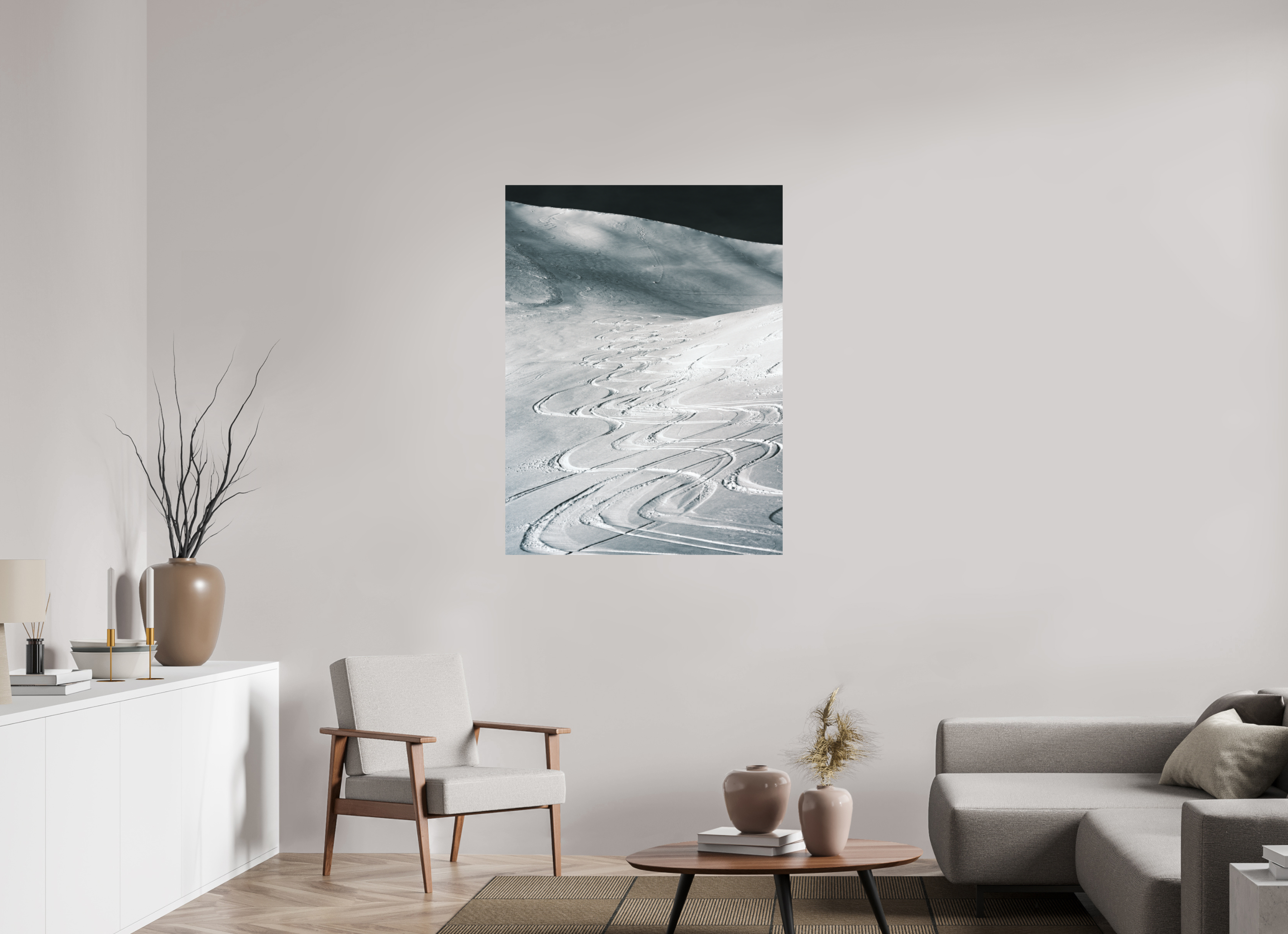 90 x 120 cm, Impression Fine Art - mat Les traces du bonheur