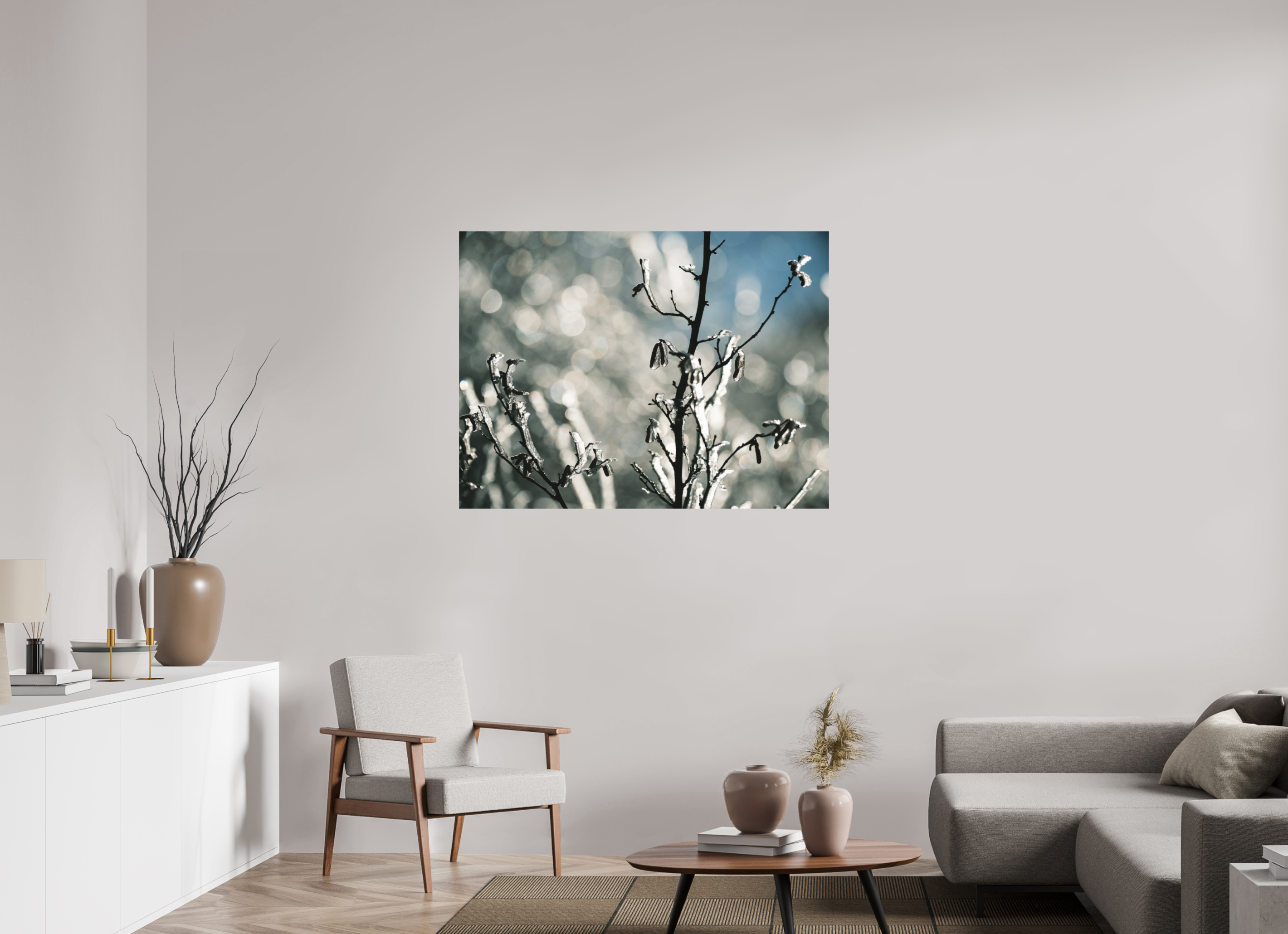 120 x 90 cm, Impression Fine Art - mat Figé dans le froid