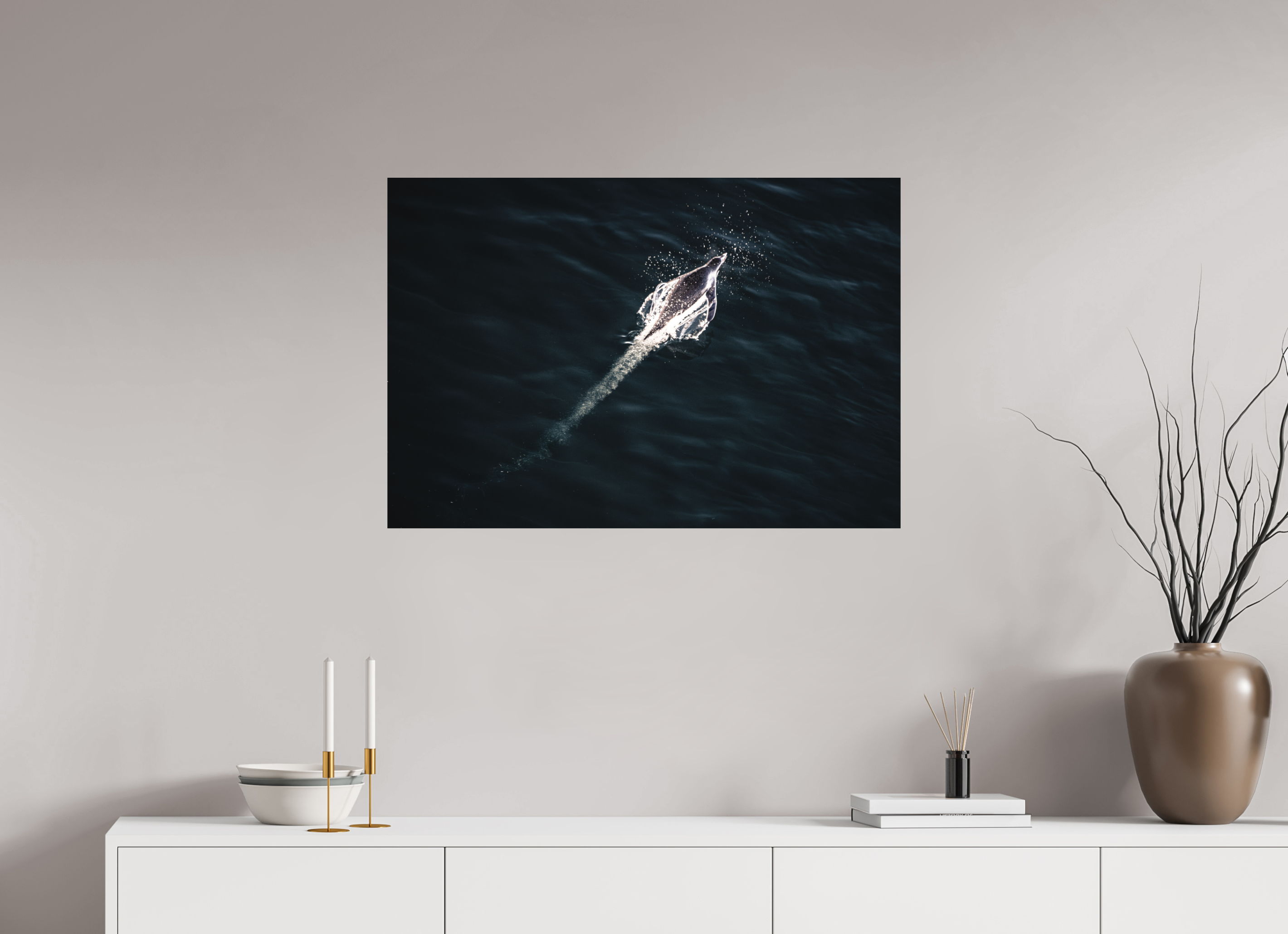 87,8 x 60 cm, Impression Fine Art sur support rigide - mat À toute vitesse