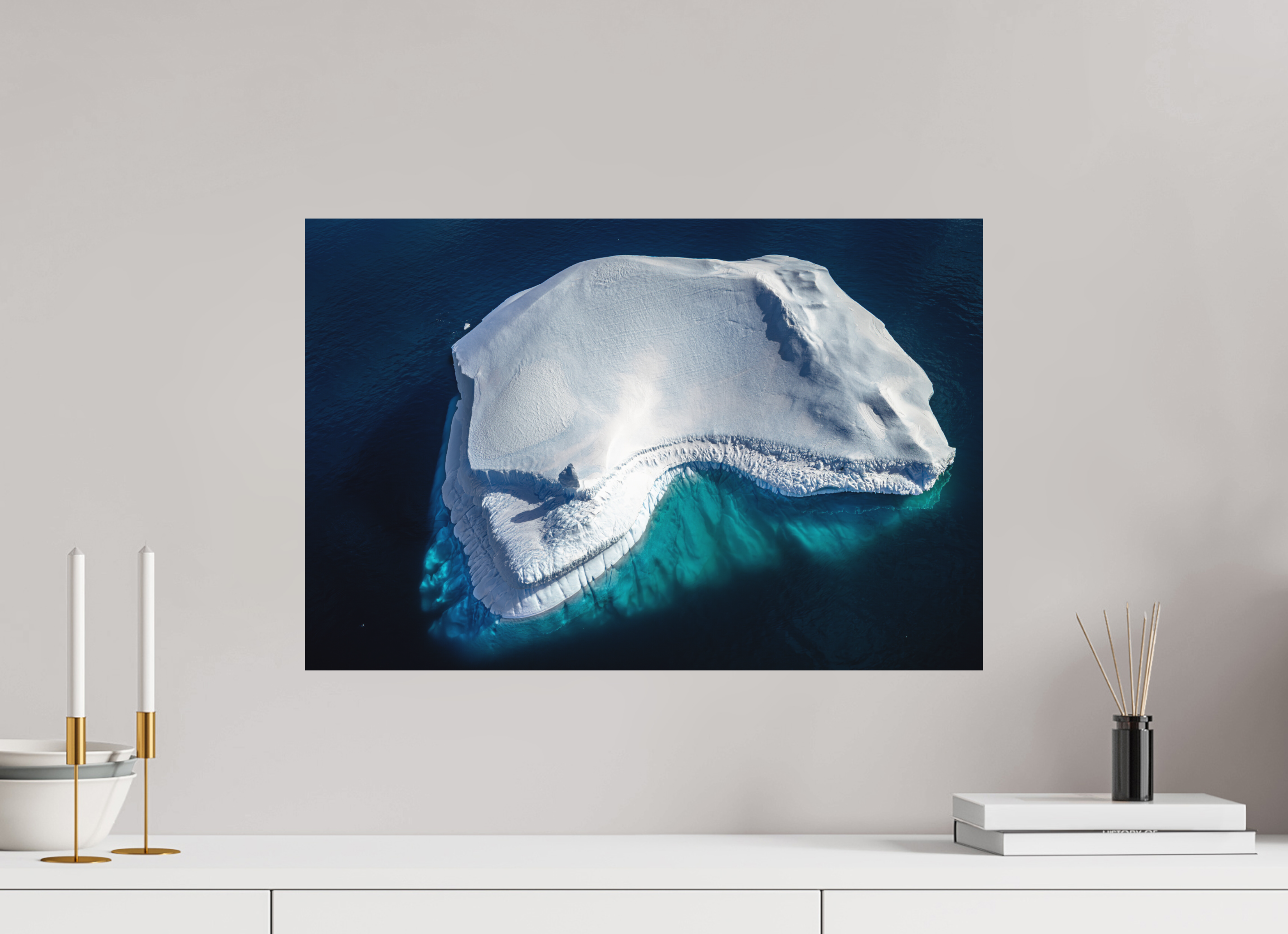 60 x 40 cm, Impression Fine Art - mat Le colosse silencieux