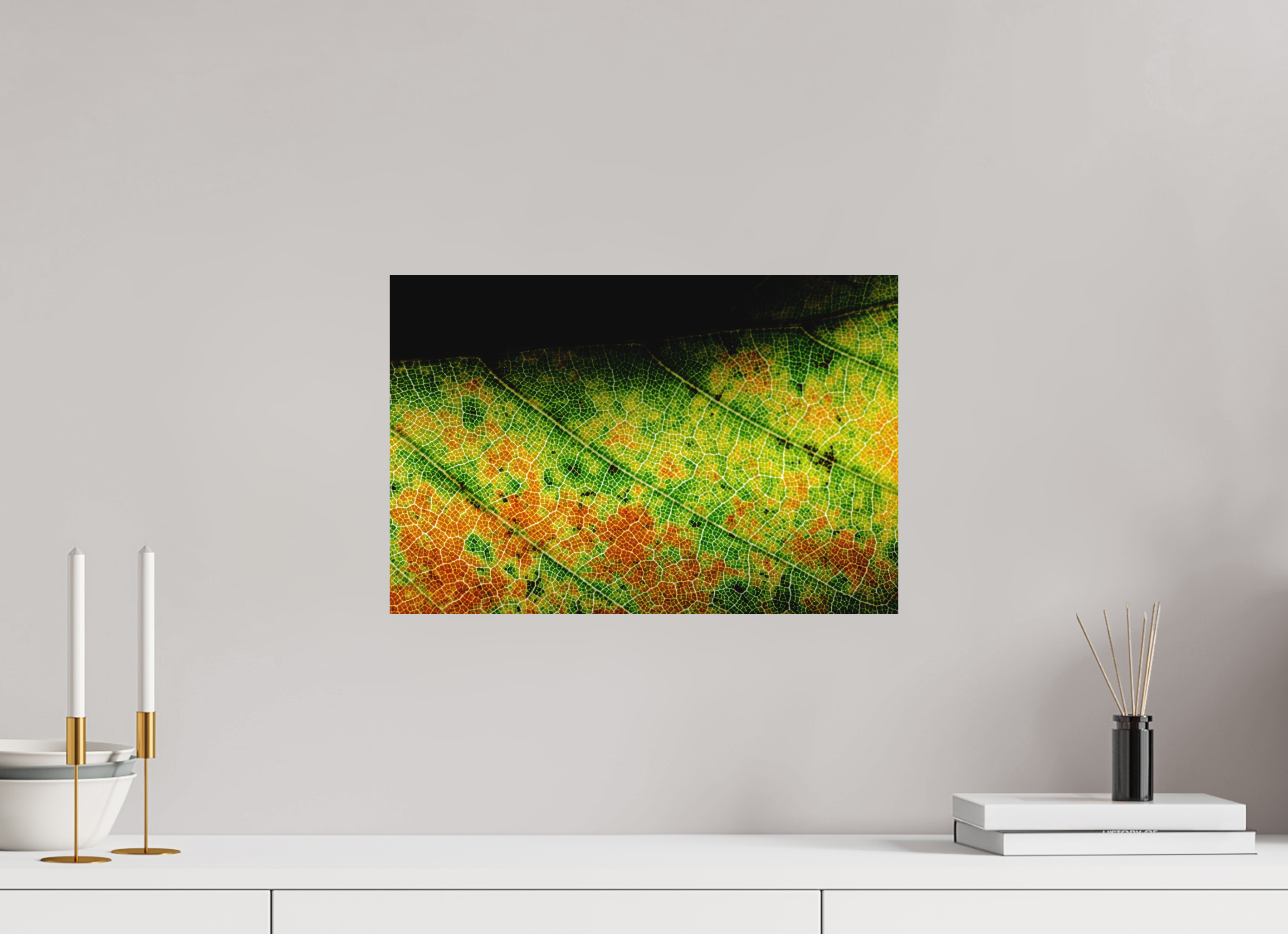 45 x 30 cm, Impression Fine Art - mat Feuille