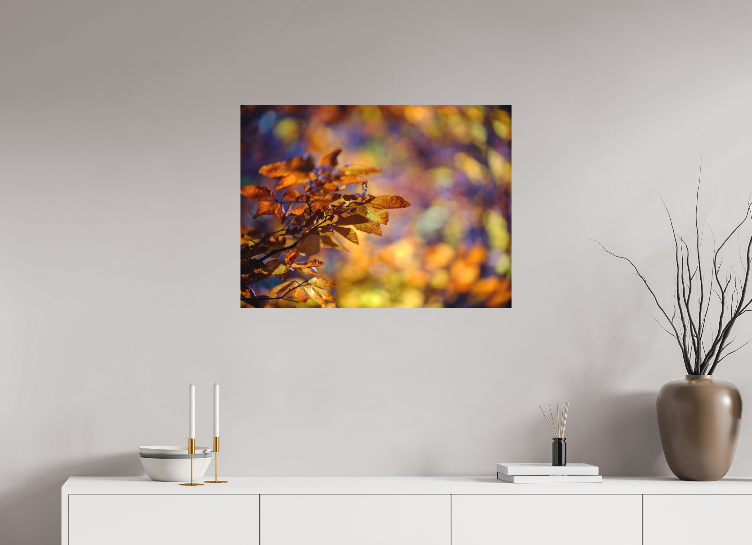 80 x 60 cm, Tirage photo - satiné La folie des couleurs III