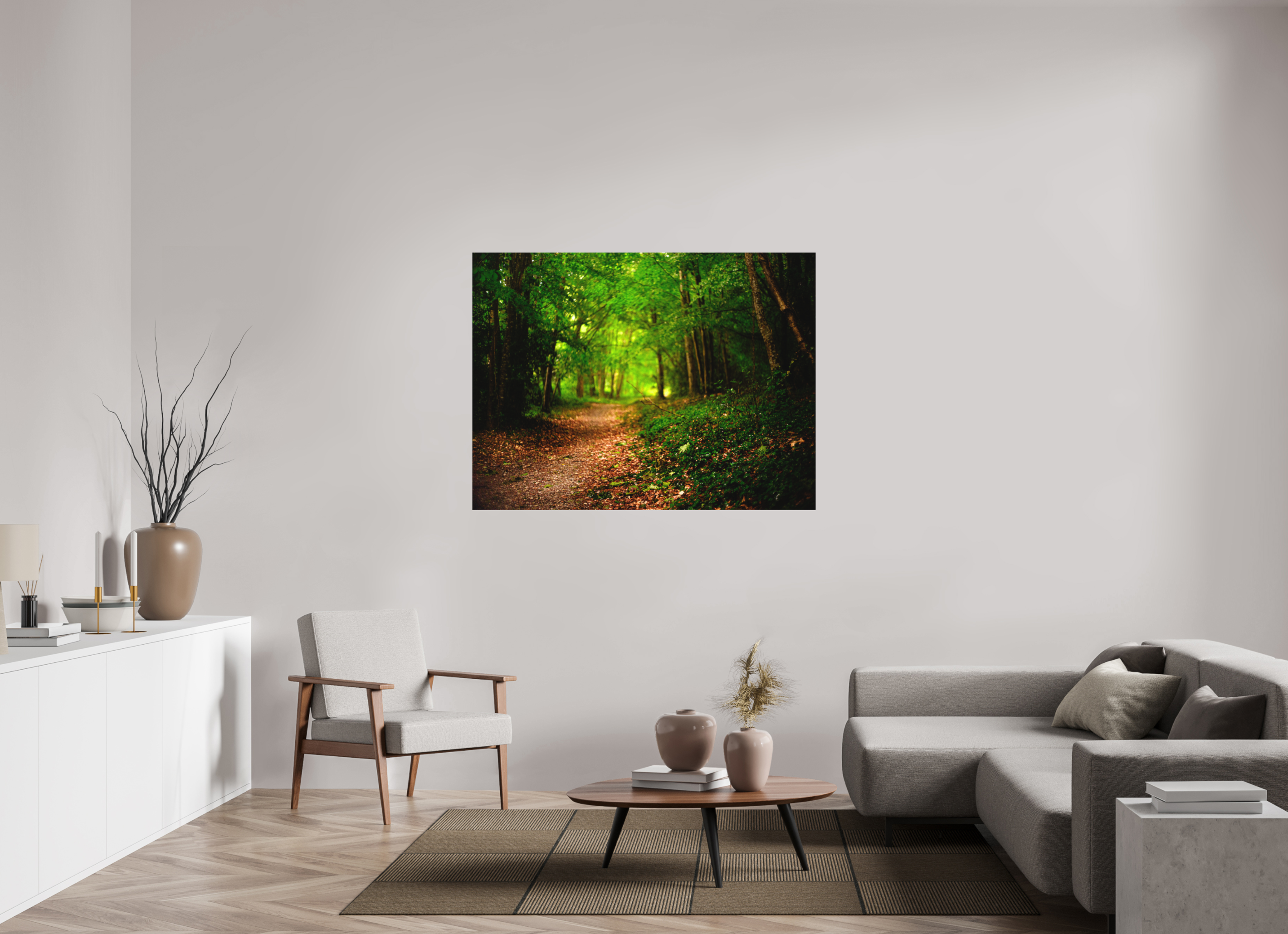 140 x 105 cm, Impression Fine Art sur support rigide - mat foret