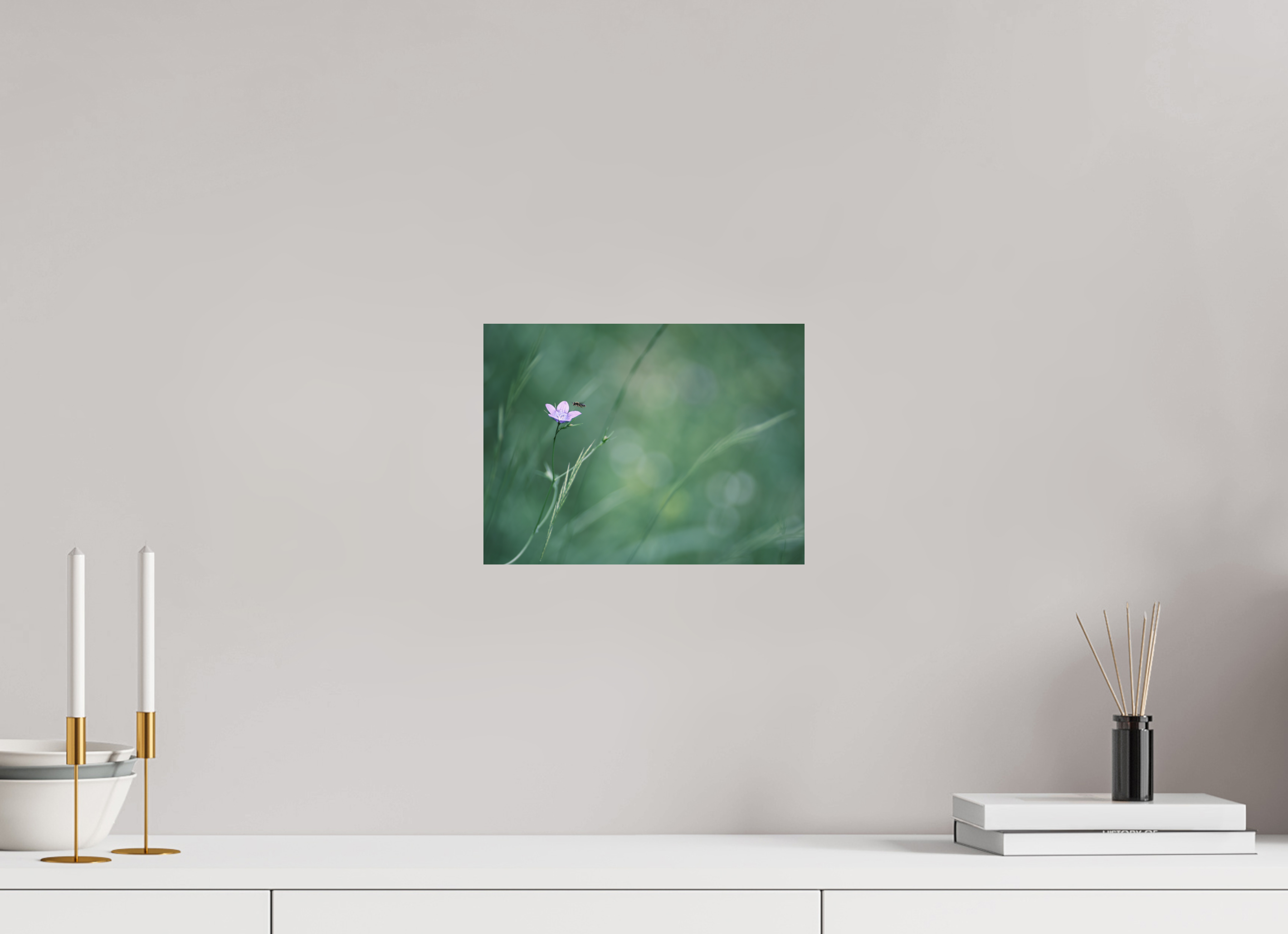 28 x 21 cm, Impression Fine Art sur support rigide - mat Petite fleur des champs