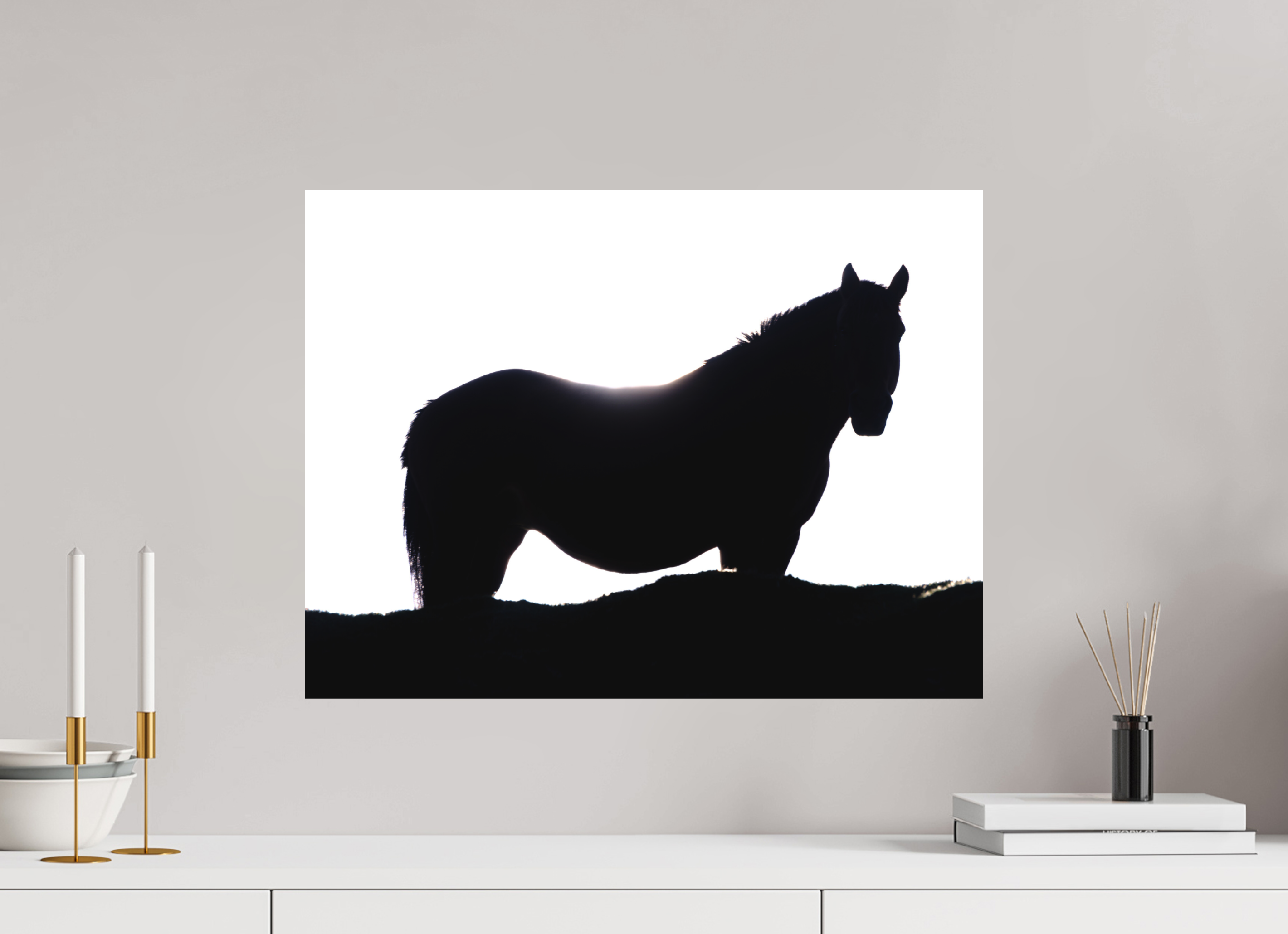 60 x 45 cm, Impression Fine Art - mat Cheval