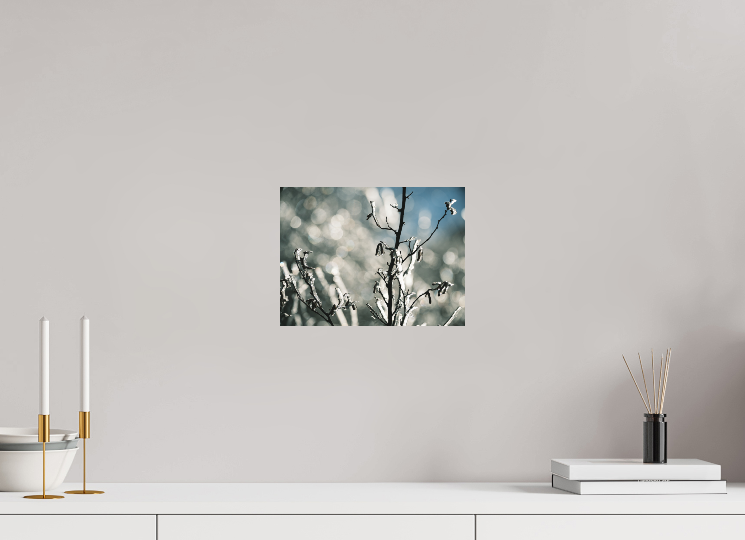 28 x 21 cm, Impression Fine Art sur support rigide - mat Figé dans le froid