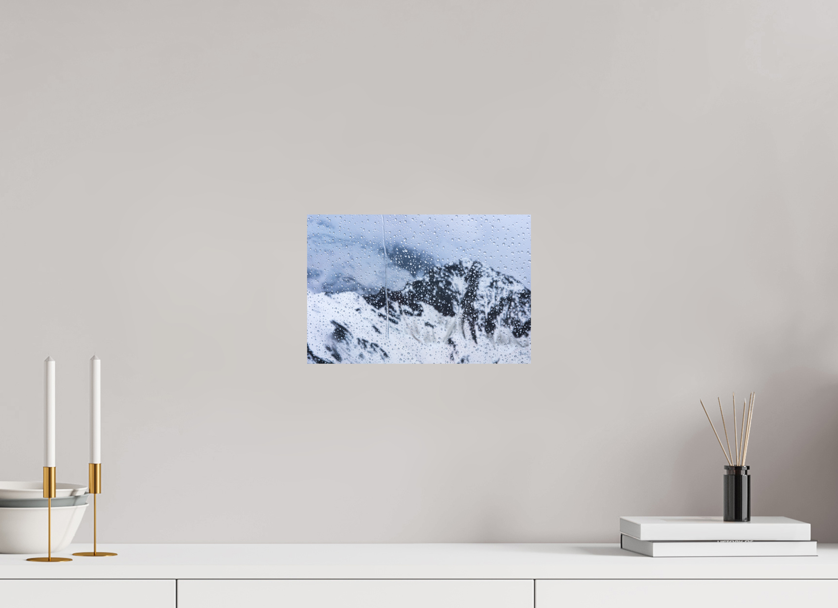 30 x 20 cm, Impression Fine Art sur support rigide - mat Mauvaise météo