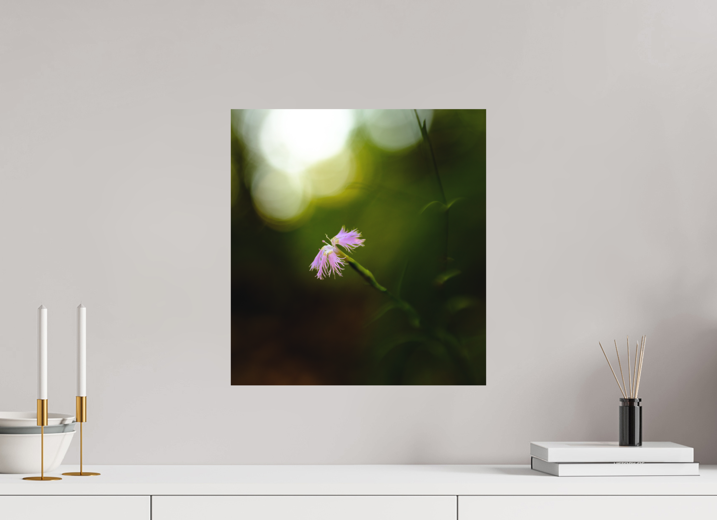 40 x 43,3 cm, Impression Fine Art sur support rigide - mat fleur2