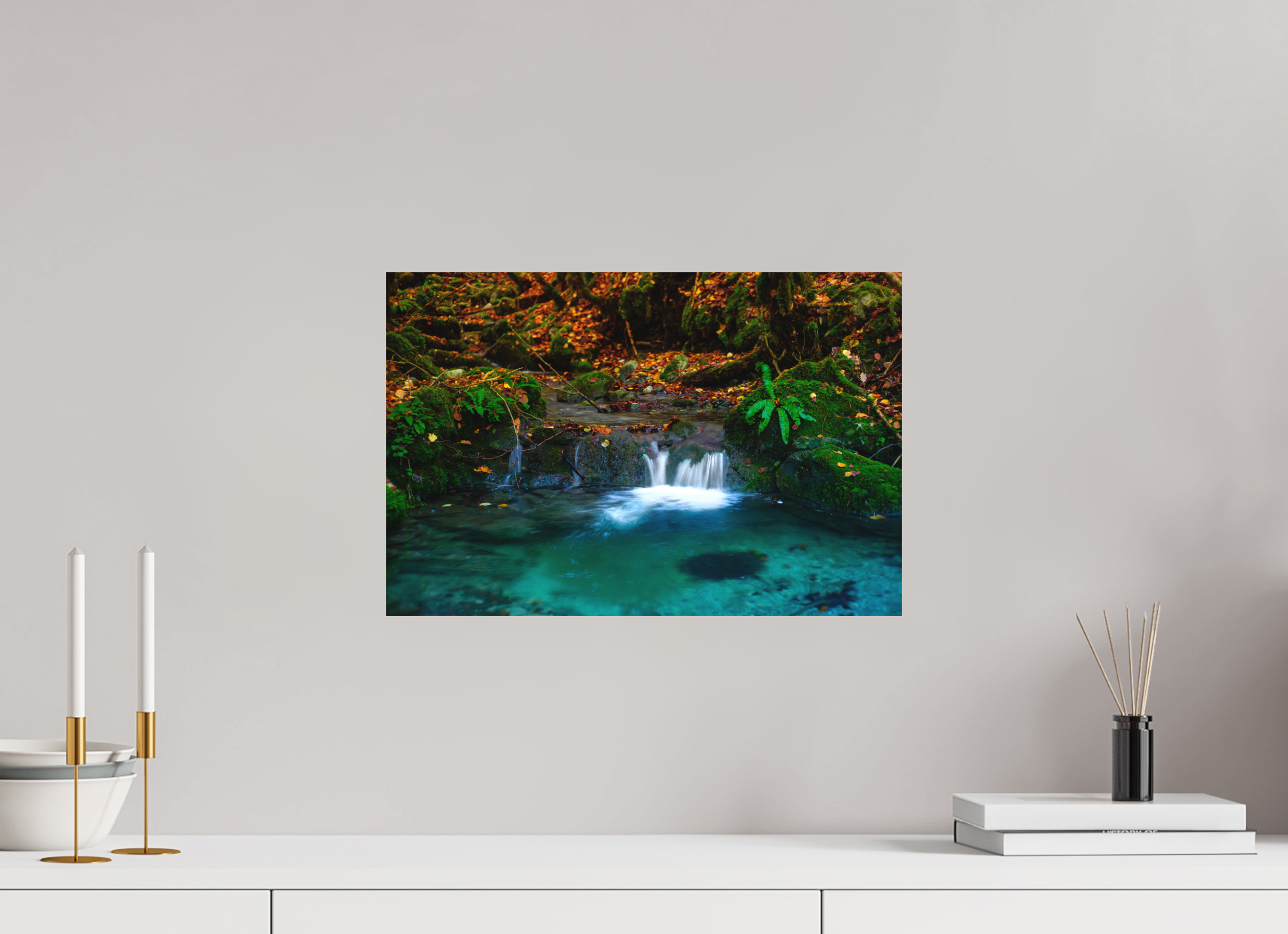 45 x 30 cm, Impression Fine Art sur support rigide - mat De l'eau et des couleurs