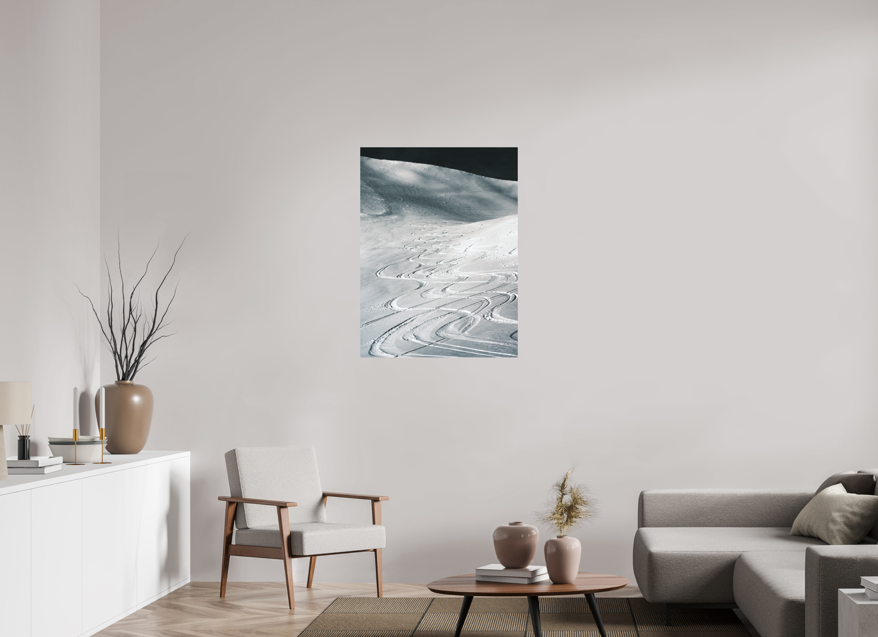 75 x 100 cm, Impression Fine Art - mat Les traces du bonheur