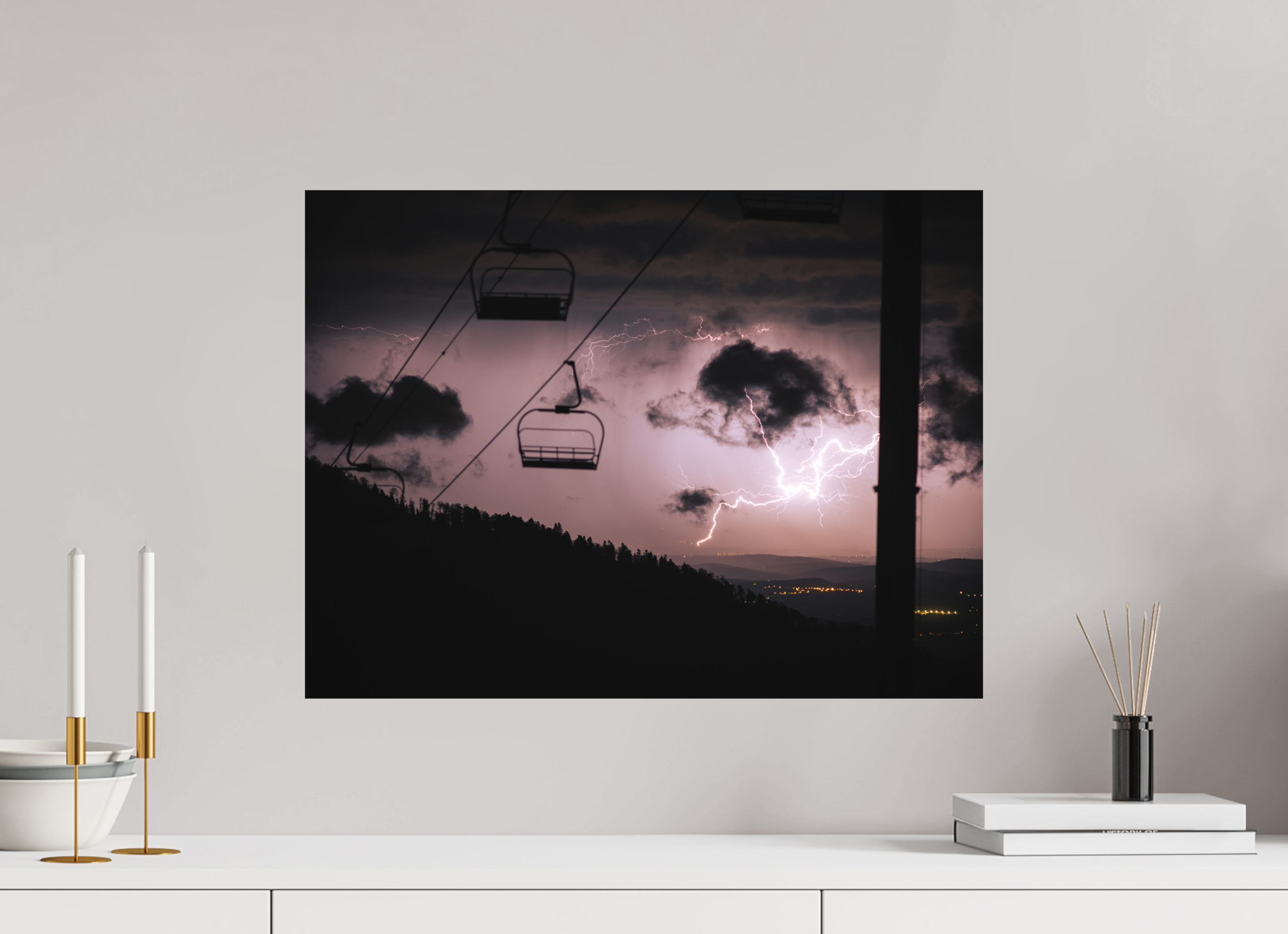 60 x 45 cm, Impression Fine Art - mat Tonnerre de Mourtis