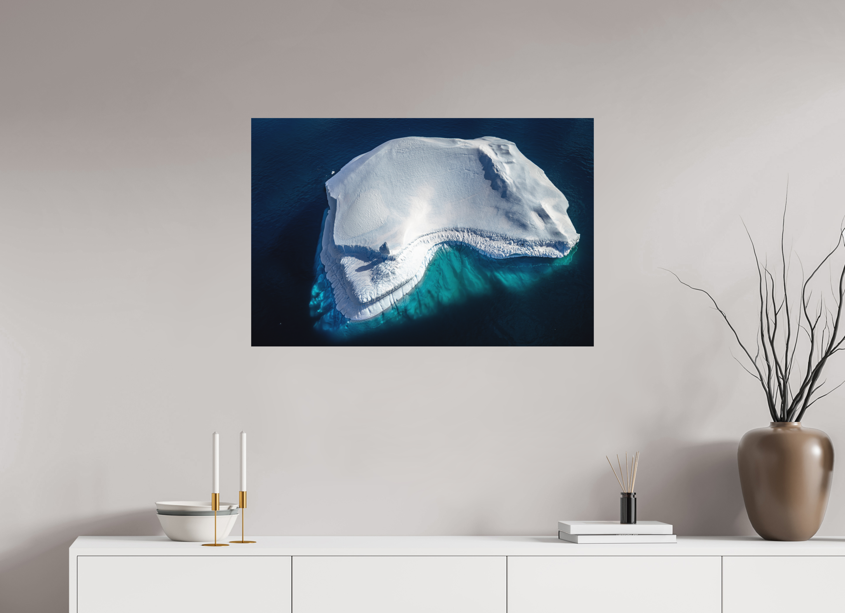 90 x 60 cm, Tirage photo - satiné Le colosse silencieux