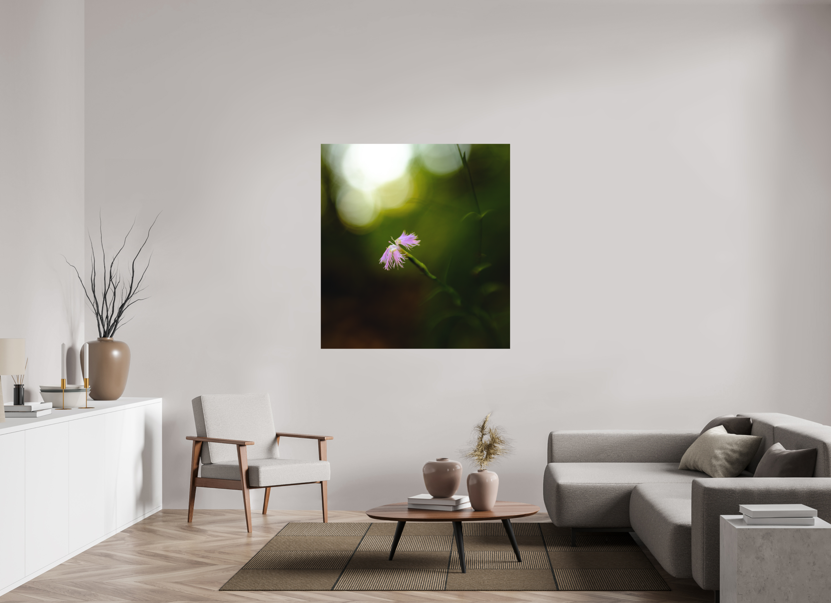 120 x 129,9 cm, Tirage photo - satiné fleur2