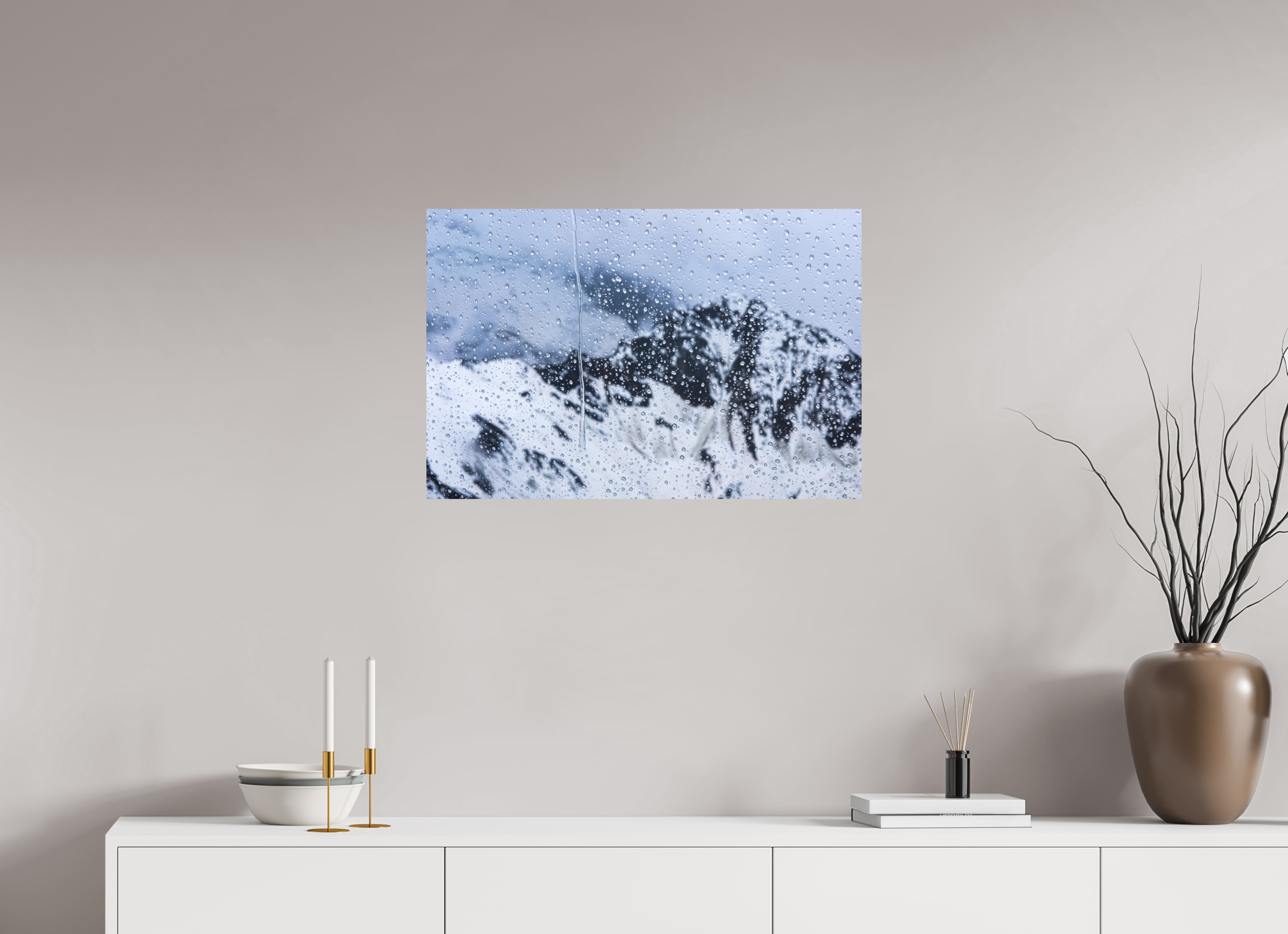 75 x 50 cm, Impression Fine Art - mat Mauvaise météo