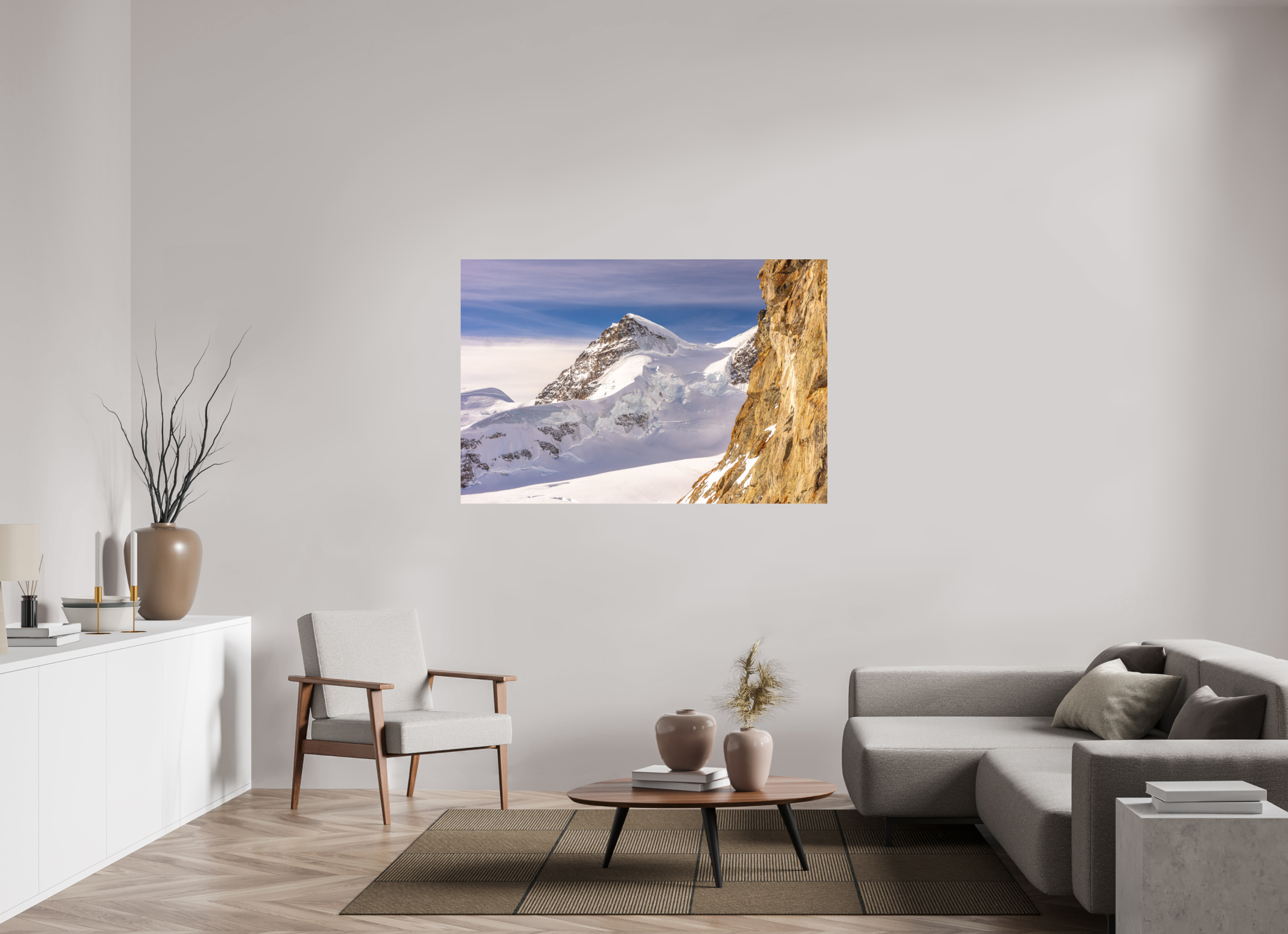 150 x 100 cm, Tirage photo - satiné La Jungfrau