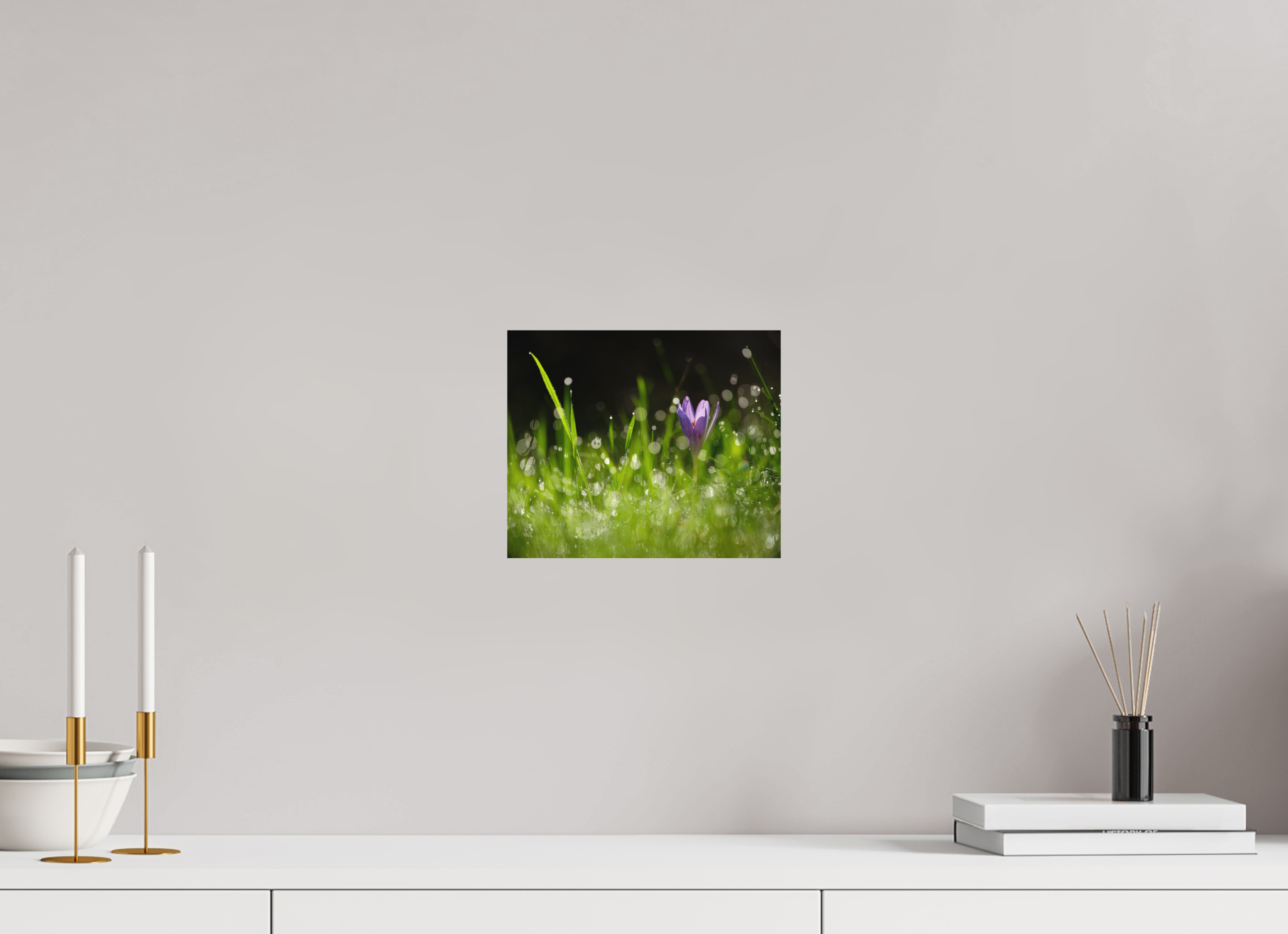 24 x 20 cm, Impression Fine Art sur support rigide - mat fleurs