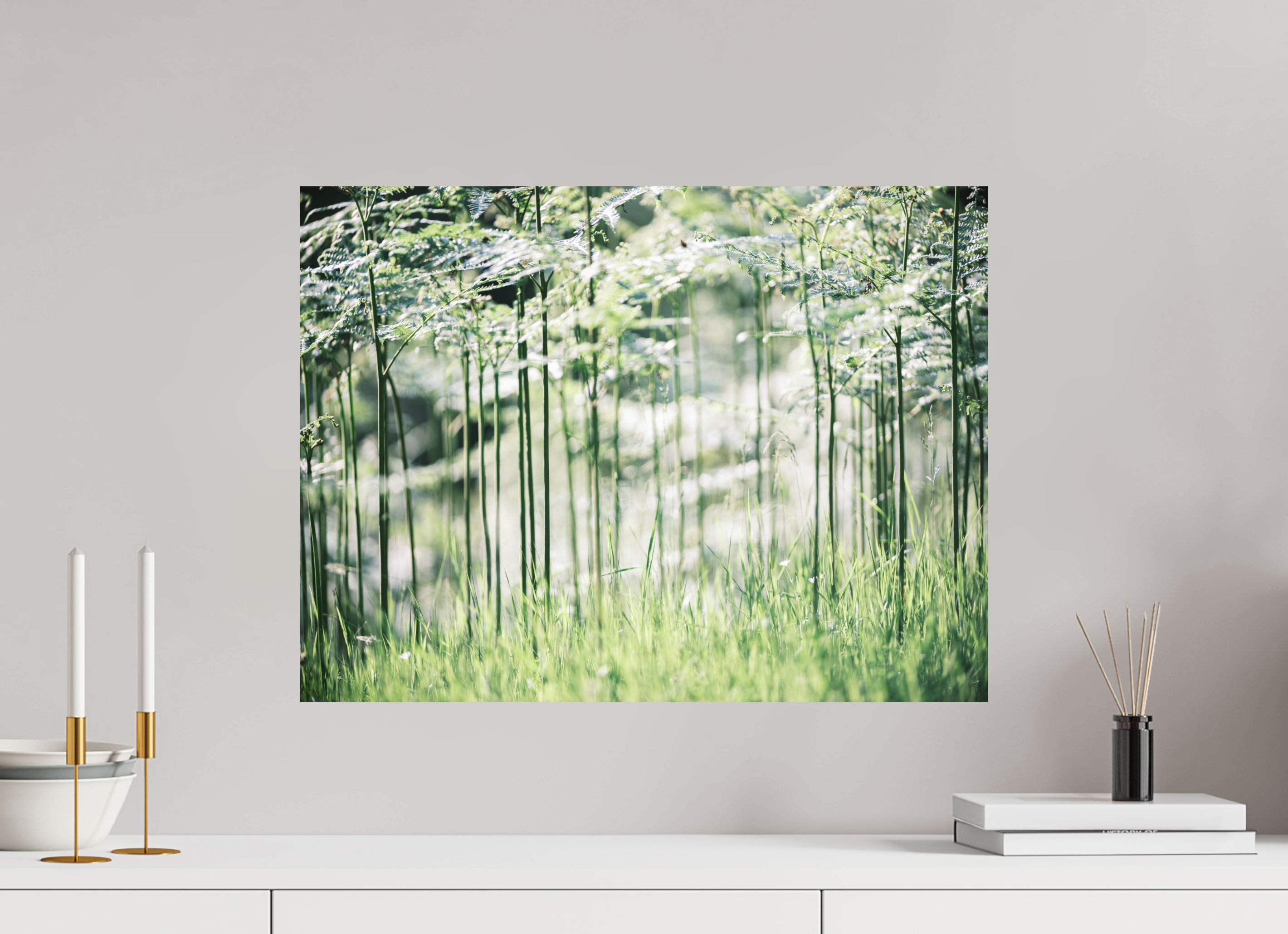 60 x 45 cm, Impression Fine Art sur support rigide - mat Bienvenue à Jurassic Park