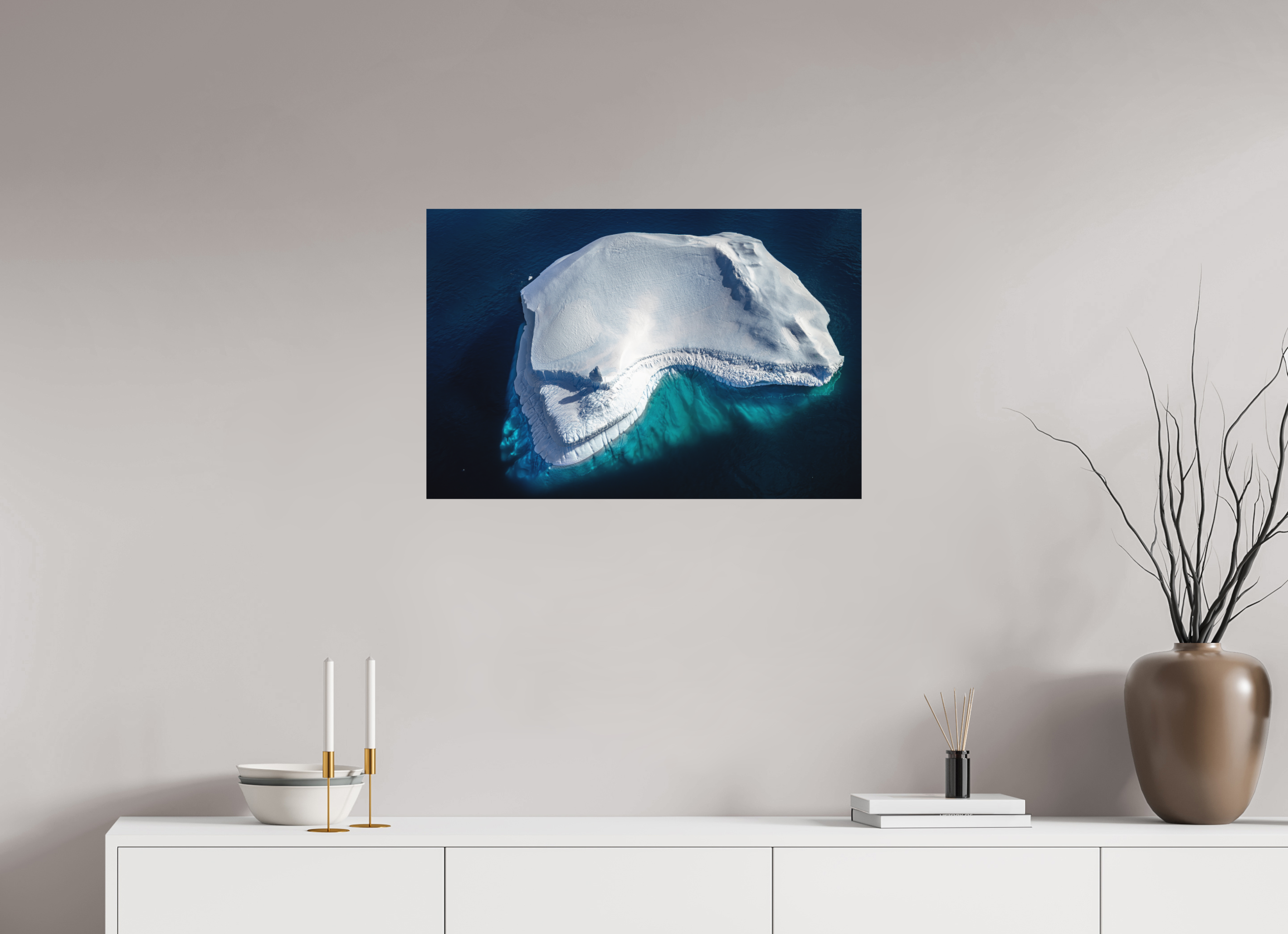 75 x 50 cm, Tirage photo - satiné Le colosse silencieux