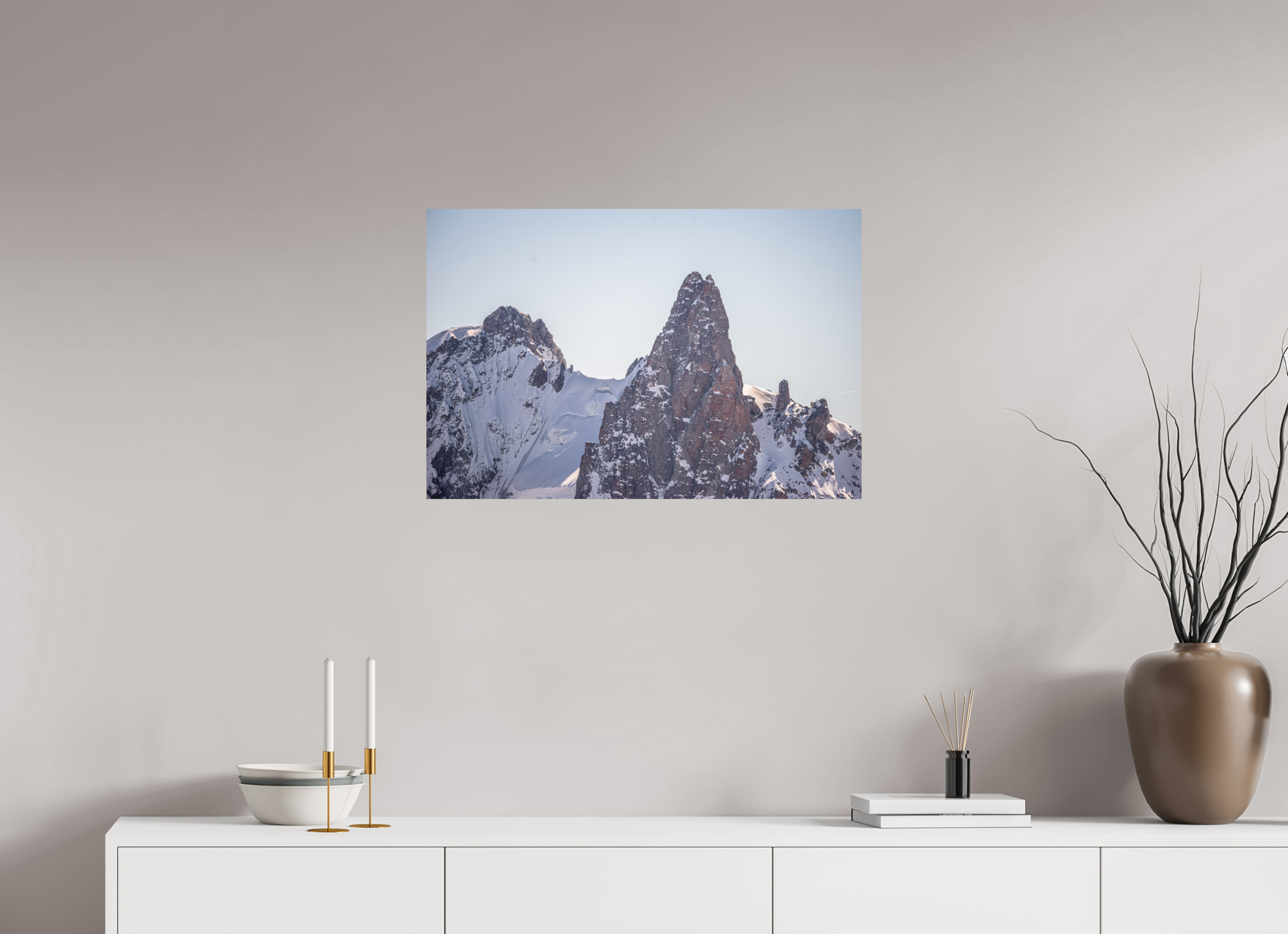 75 x 50 cm, Impression Fine Art - mat La Dent du Géant