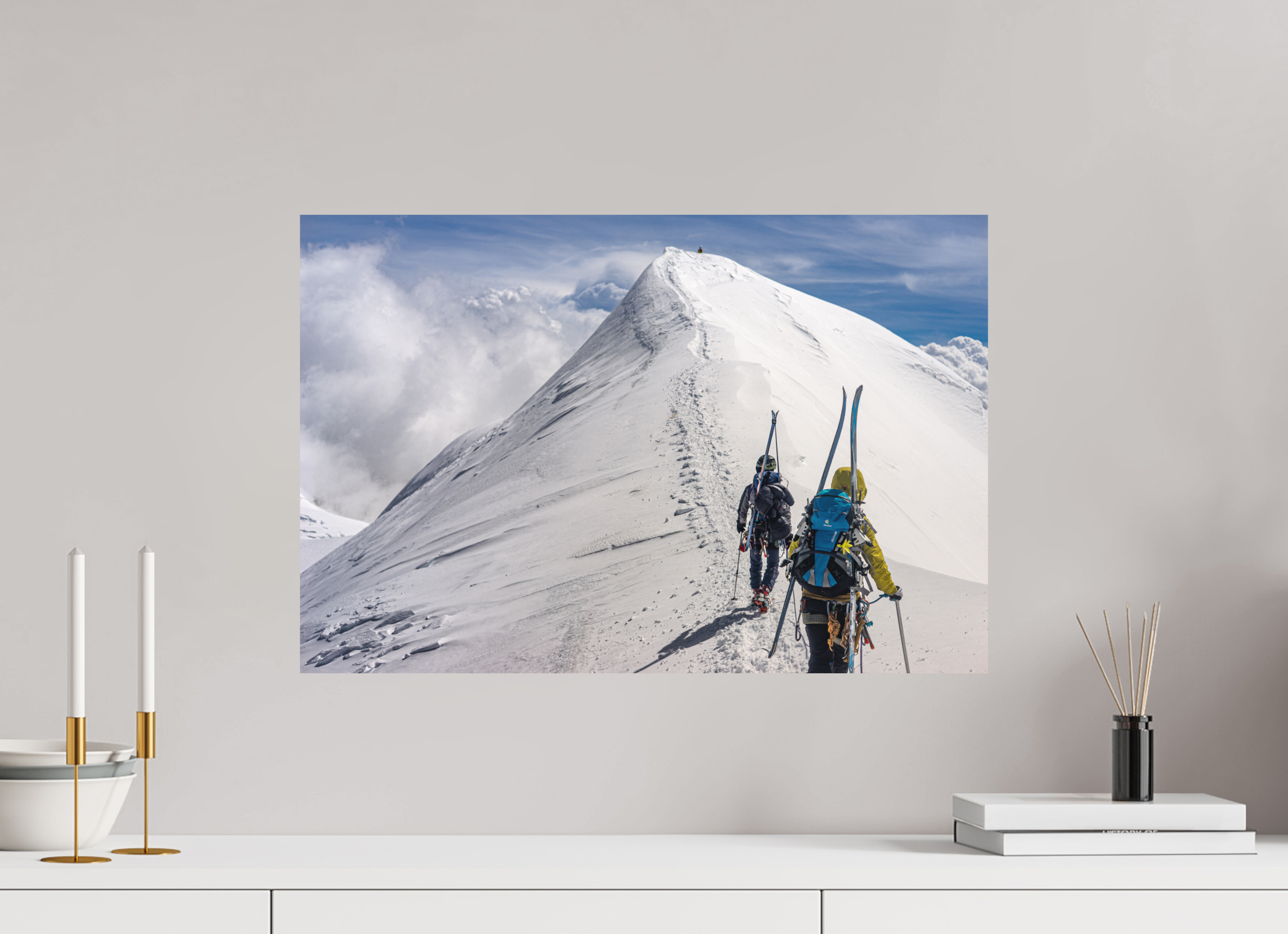60 x 40 cm, Impression Fine Art sur support rigide - mat L'arête de Castor