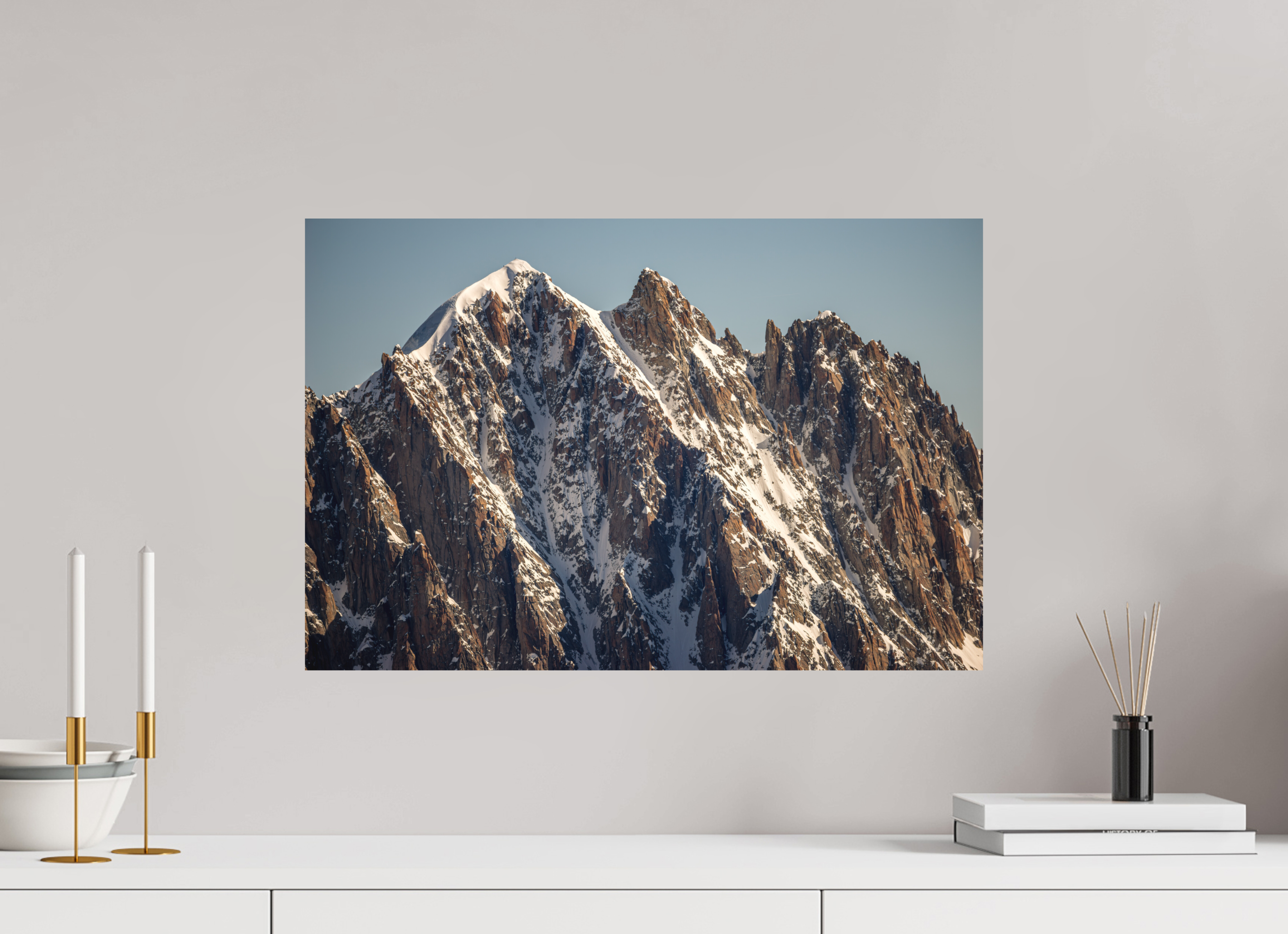 60 x 40 cm, Impression Fine Art - mat L'aiguille Verte