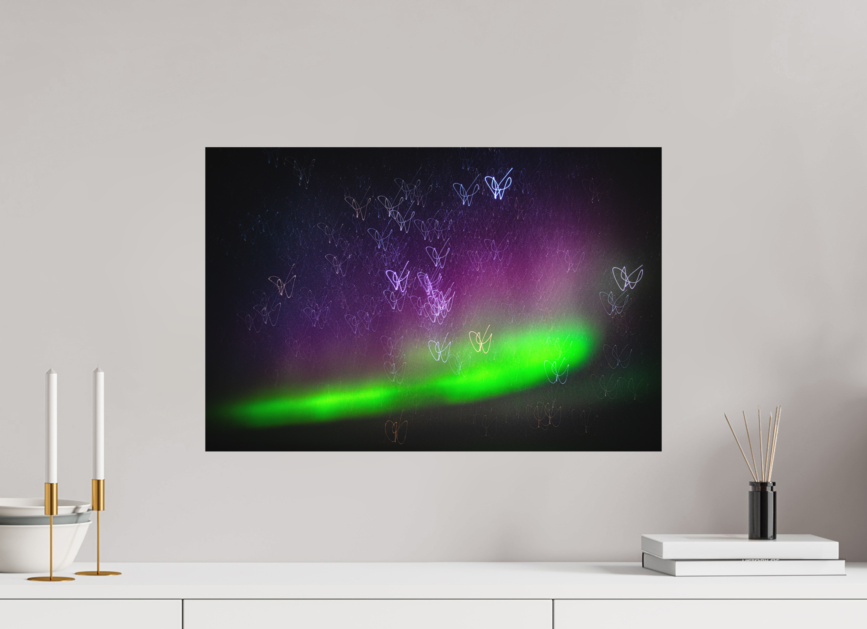 60 x 40 cm, Tirage photo - satiné Danse céleste