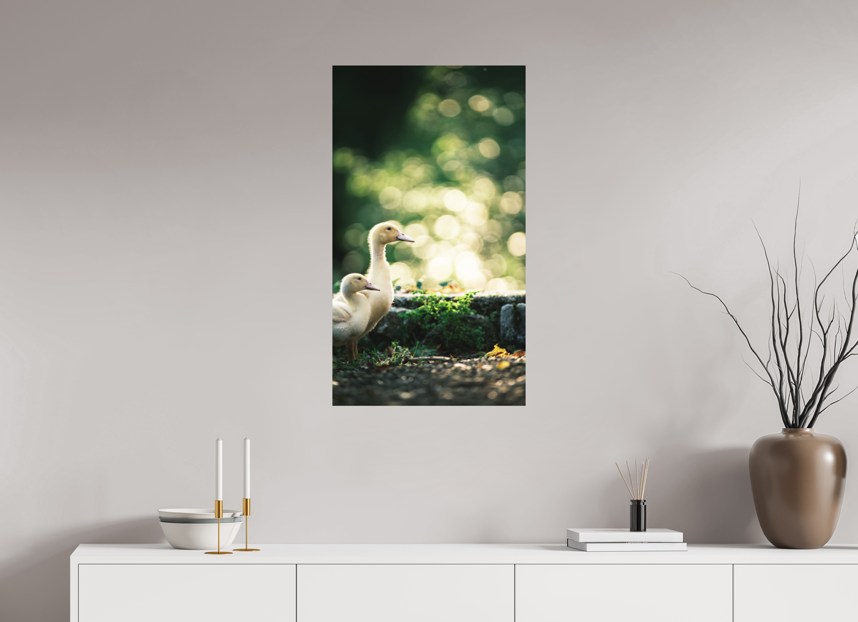 50 x 88,1 cm, Impression Fine Art - mat Canards II