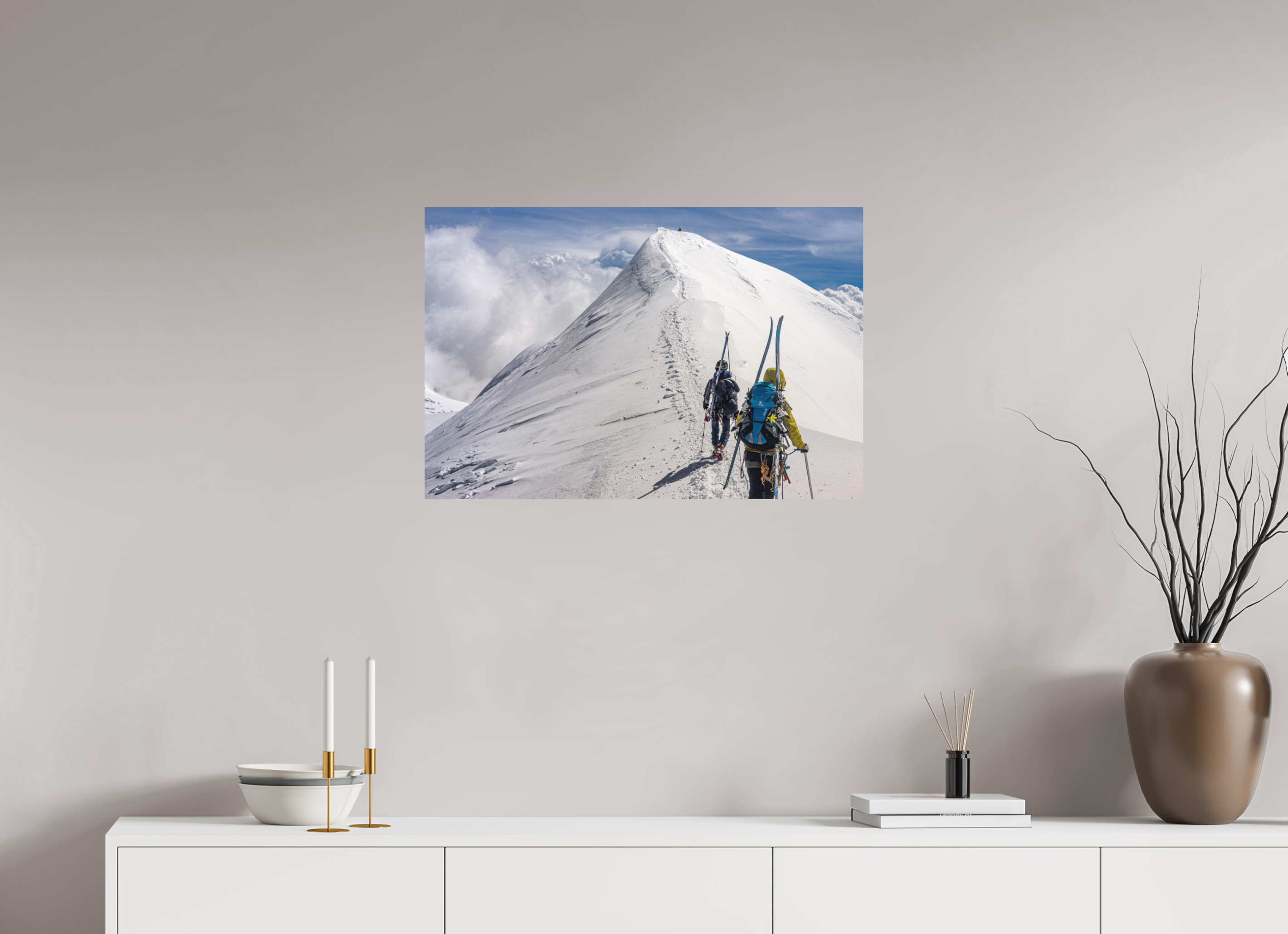 75 x 50 cm, Impression Fine Art sur support rigide - mat L'arête de Castor