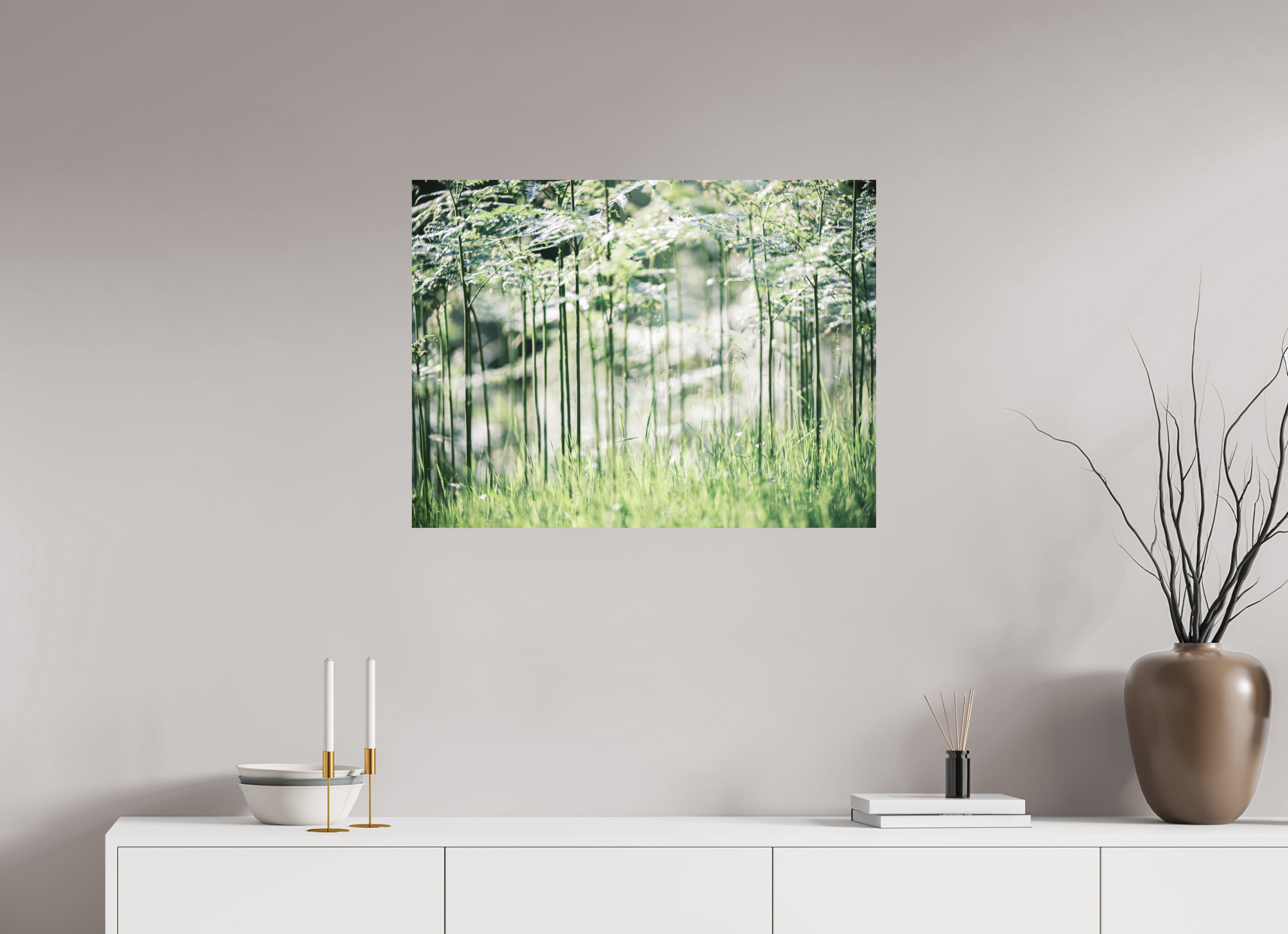 80 x 60 cm, Impression Fine Art - mat Bienvenue à Jurassic Park