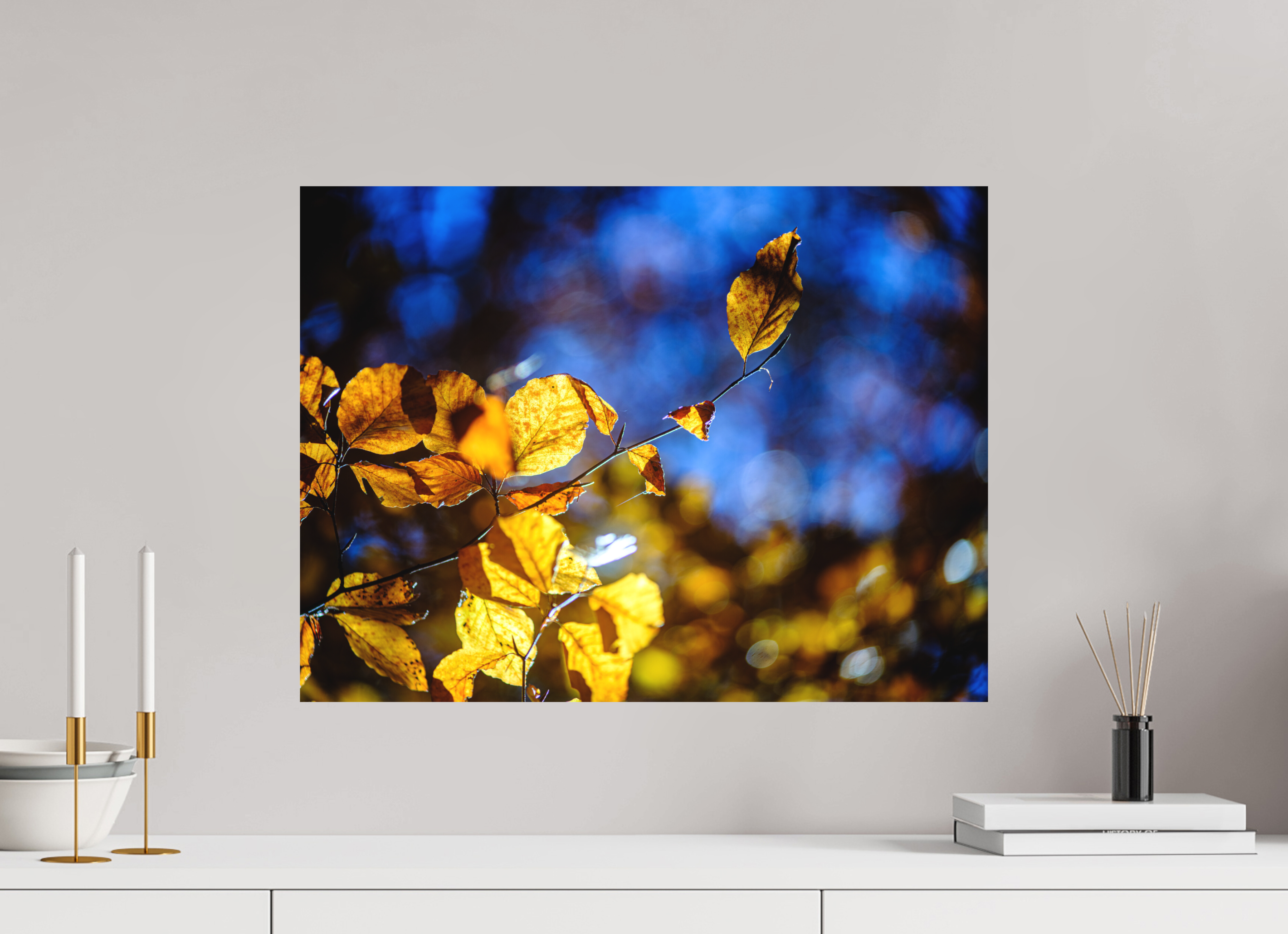 60 x 45 cm, Impression Fine Art sur support rigide - mat La folie des couleurs II