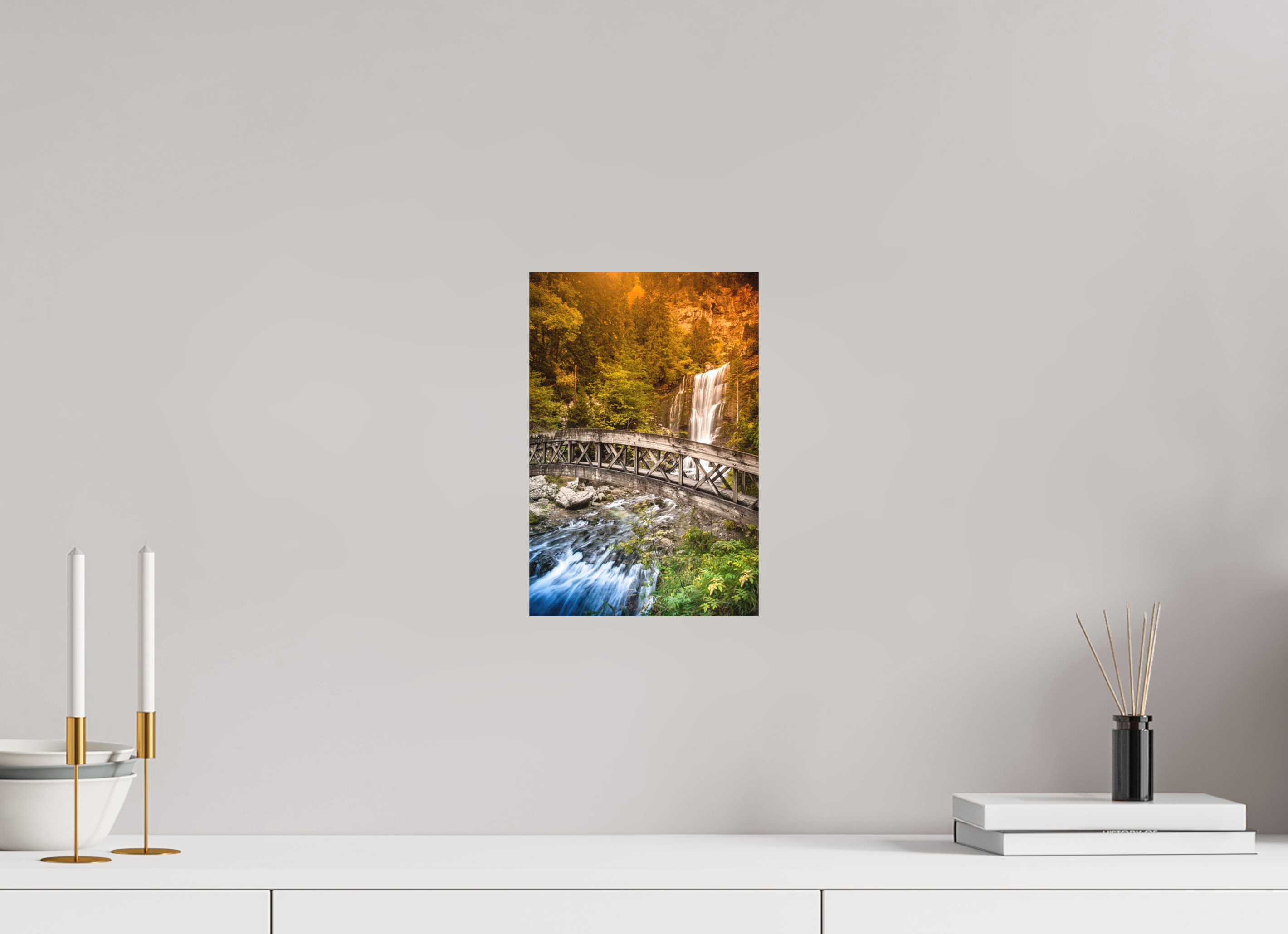 20 x 30 cm, Impression Fine Art sur support rigide - mat L'automne en Chartreuse