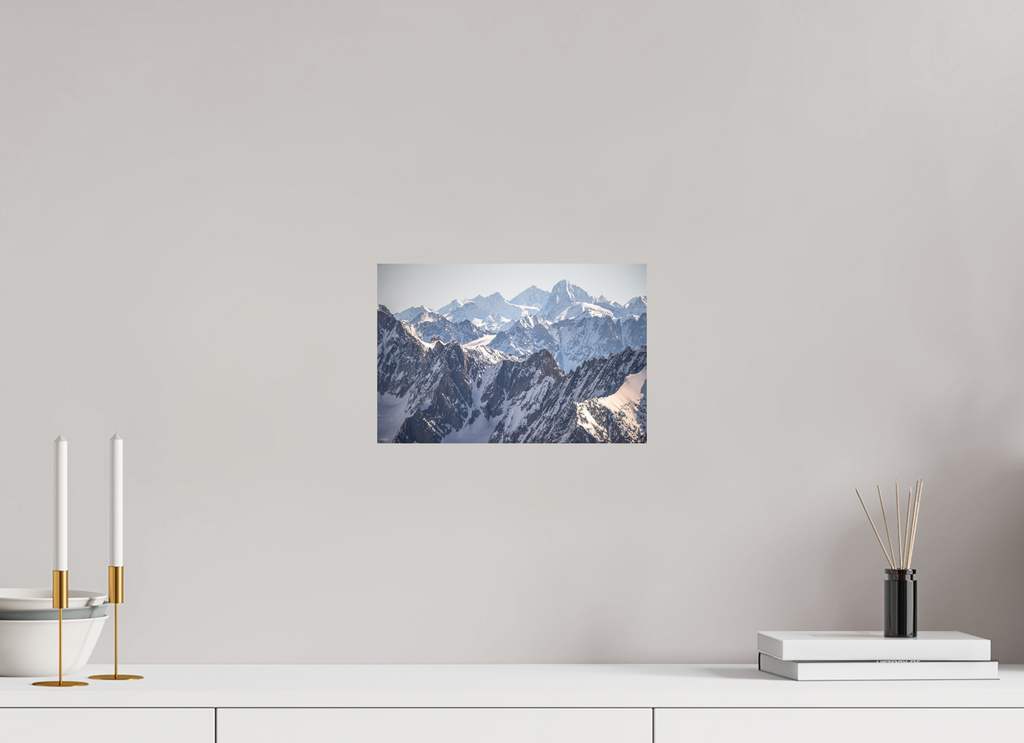 30 x 20 cm, Tirage photo - satiné Dom des Mischabels et Dent Blanche