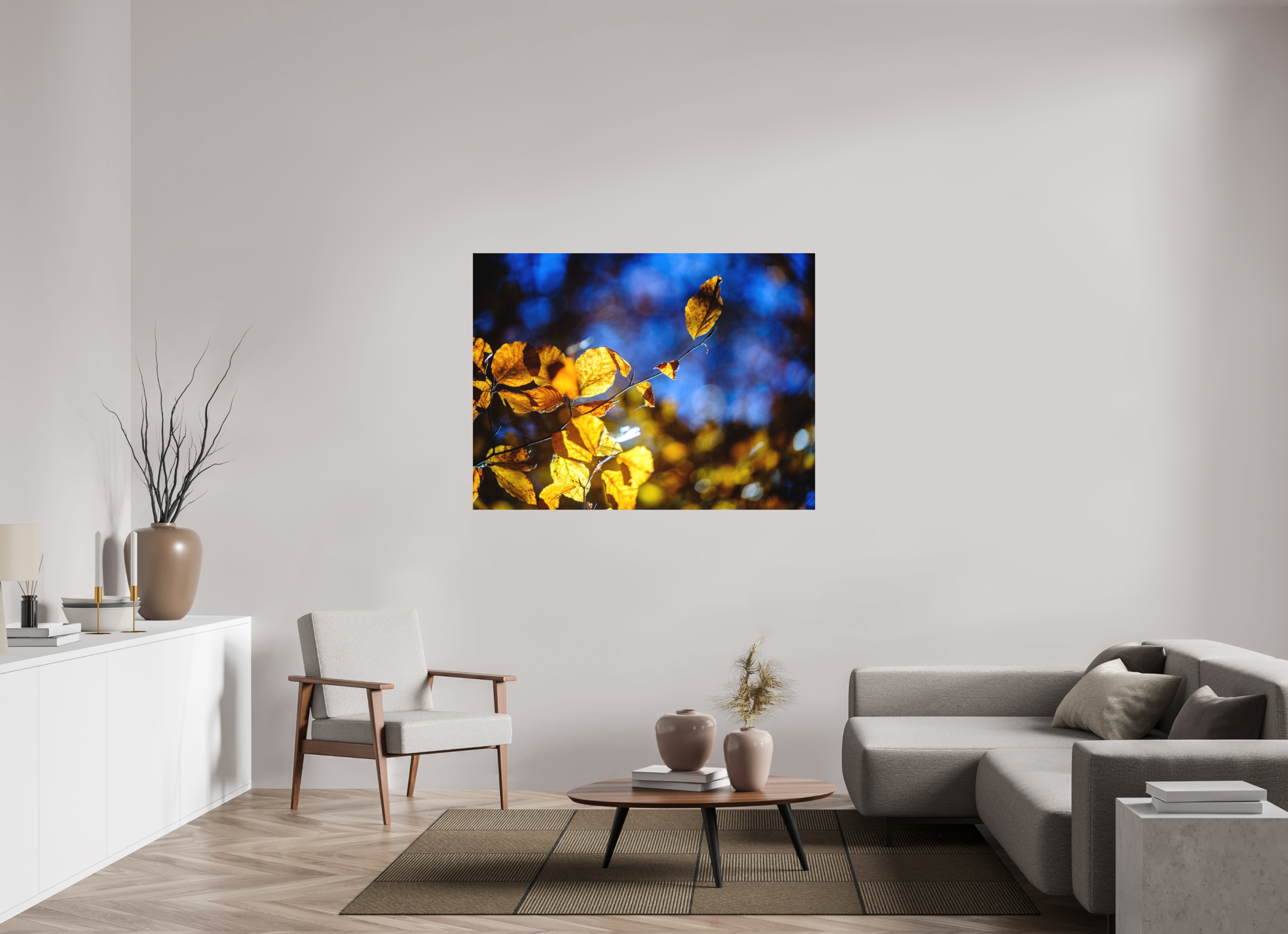 140 x 105 cm, Impression Fine Art - mat La folie des couleurs II