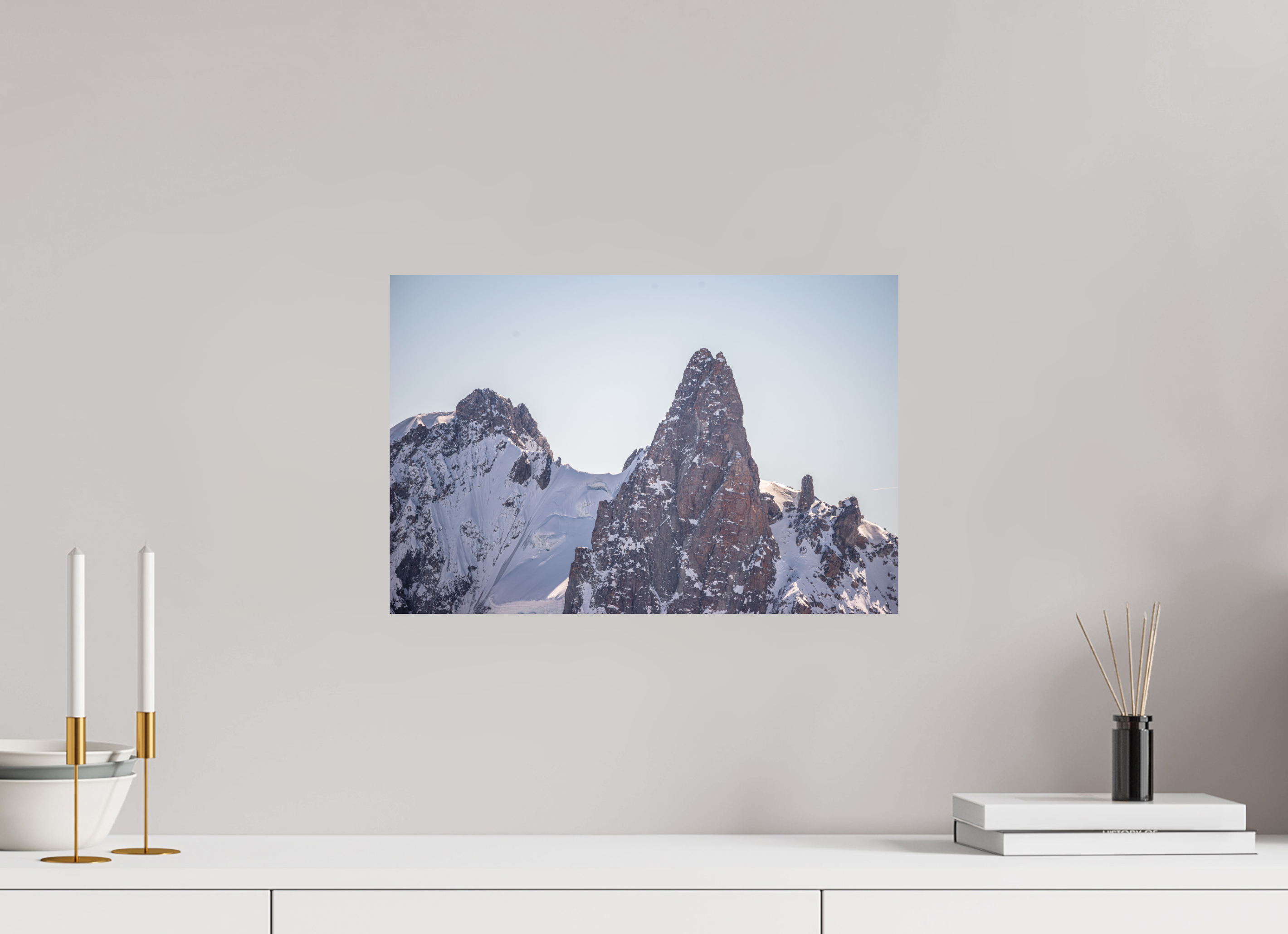 45 x 30 cm, Tirage photo - satiné La Dent du Géant