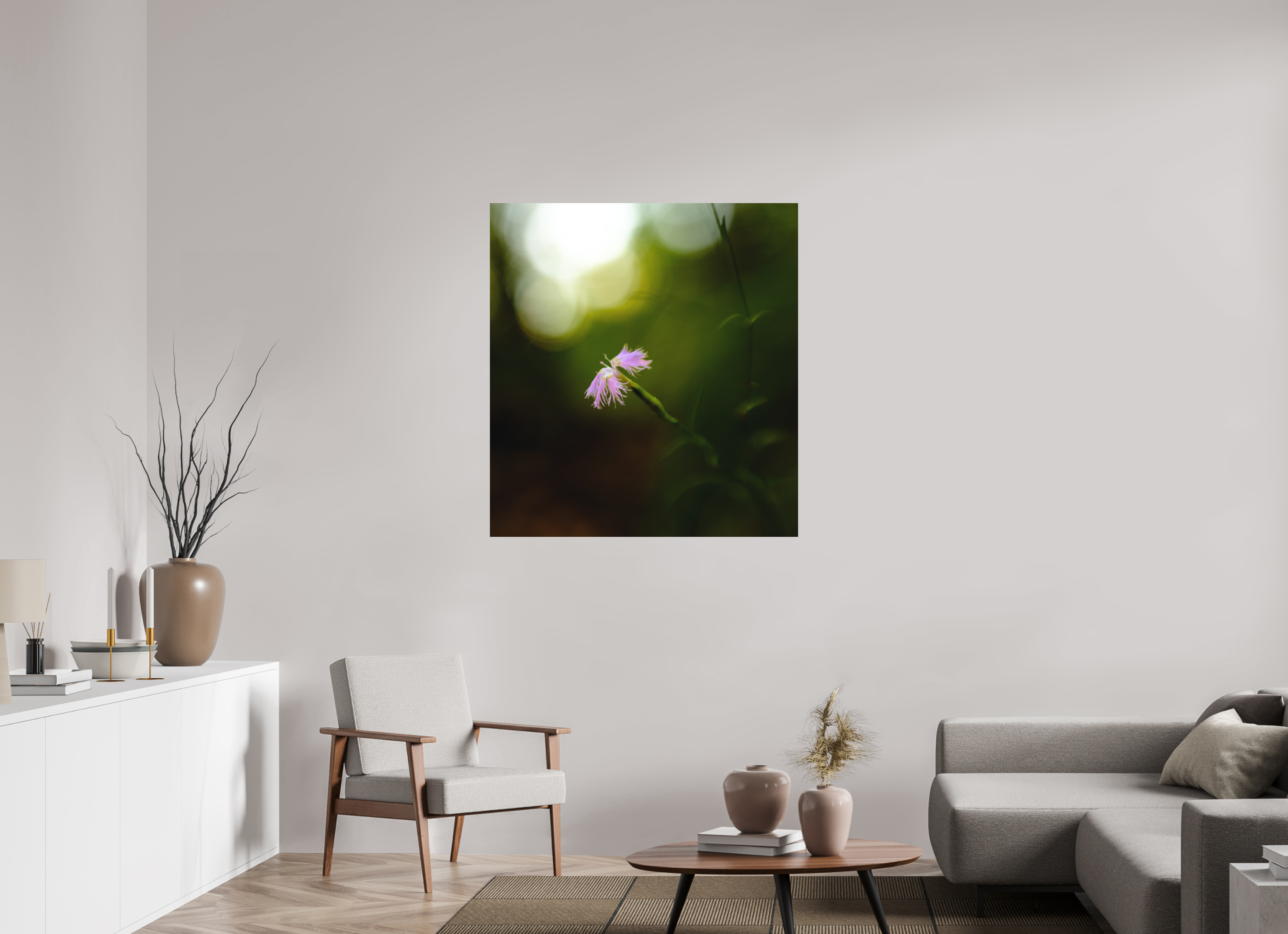 100 x 108,3 cm, Impression Fine Art - mat fleur2