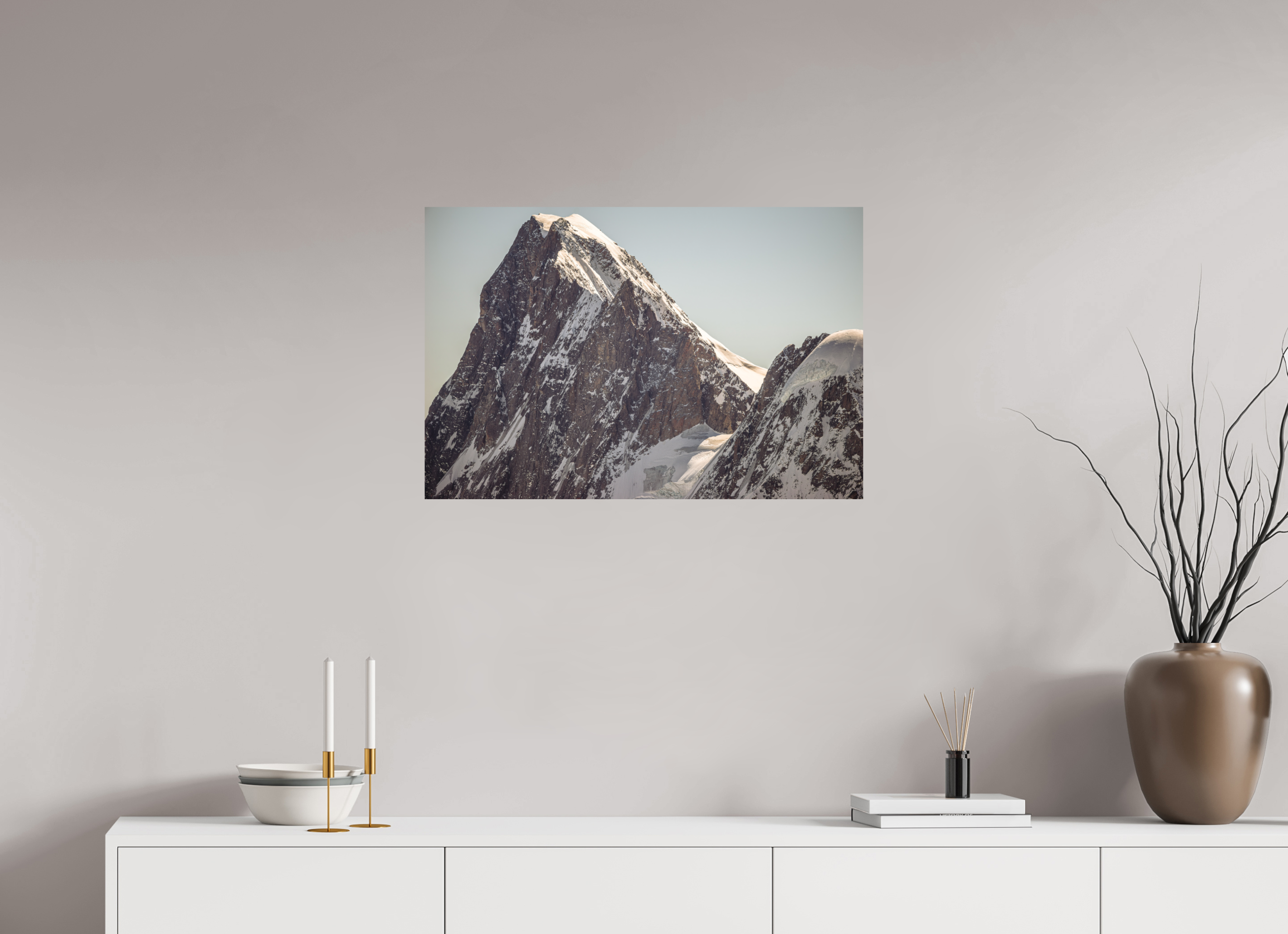 75 x 50 cm, Impression Fine Art sur support rigide - mat Les Grandes Jurasses : Pointe Walker