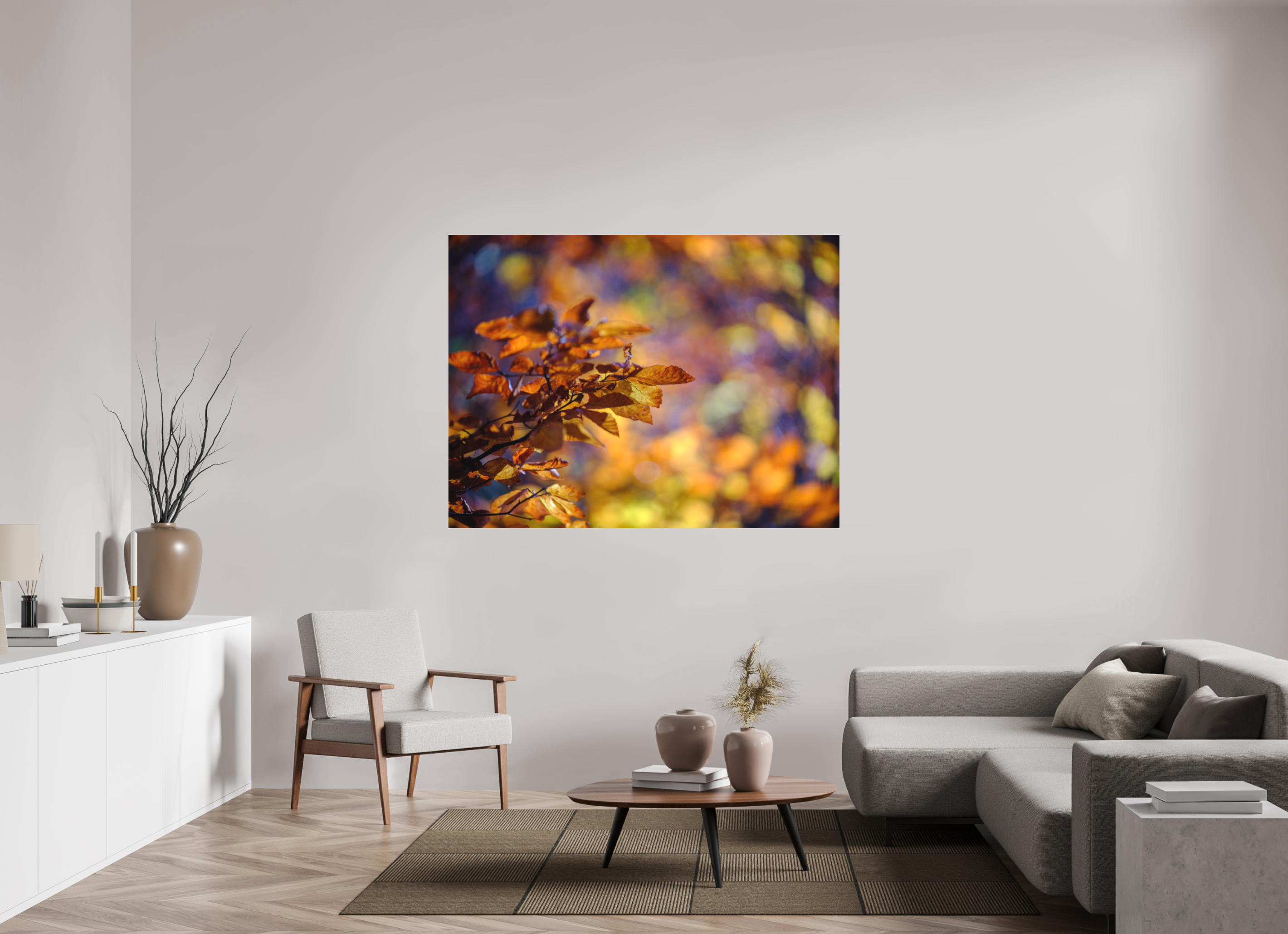 160 x 120 cm, Tirage photo - satiné La folie des couleurs III