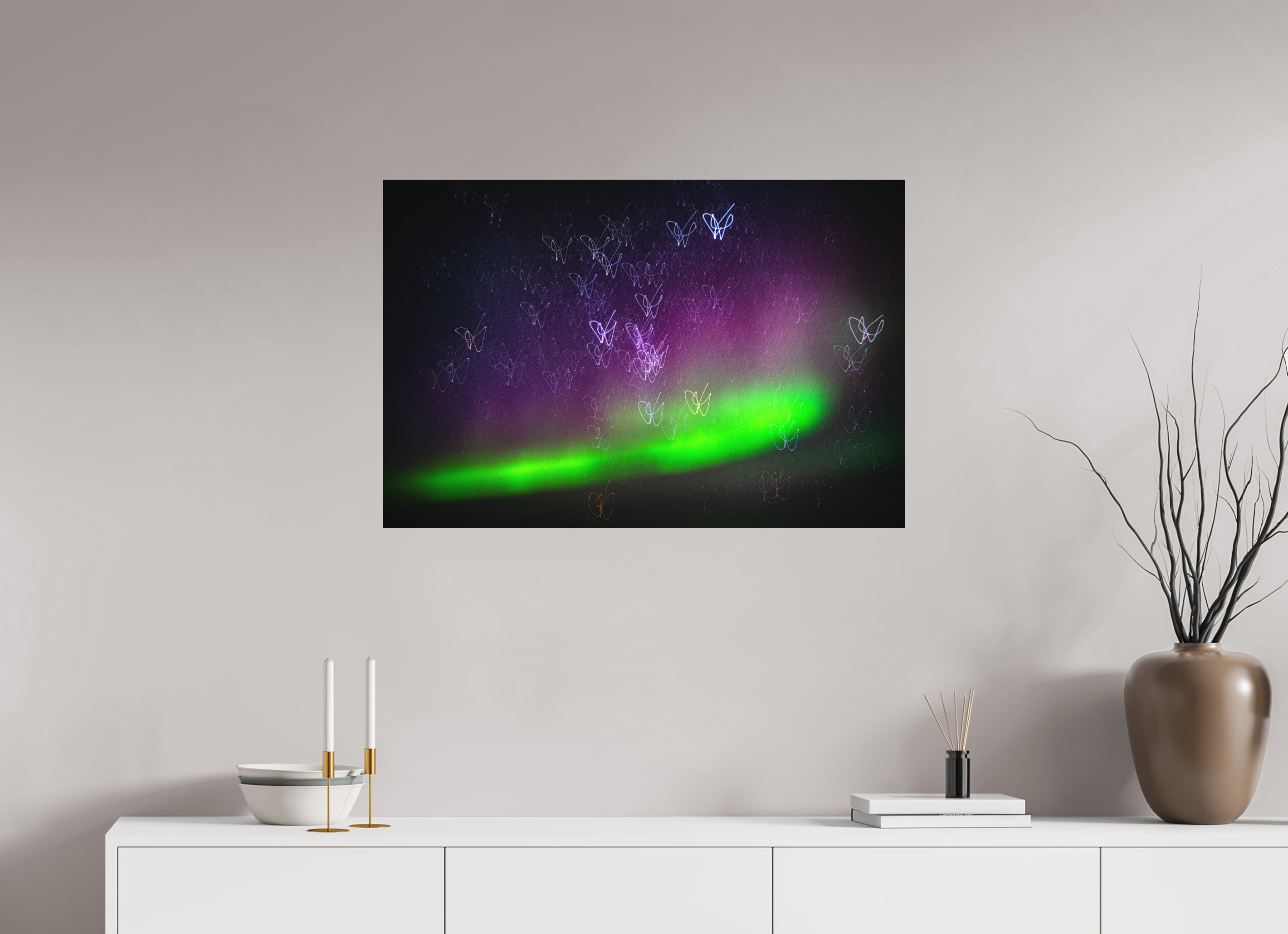 90 x 60 cm, Tirage photo - satiné Danse céleste