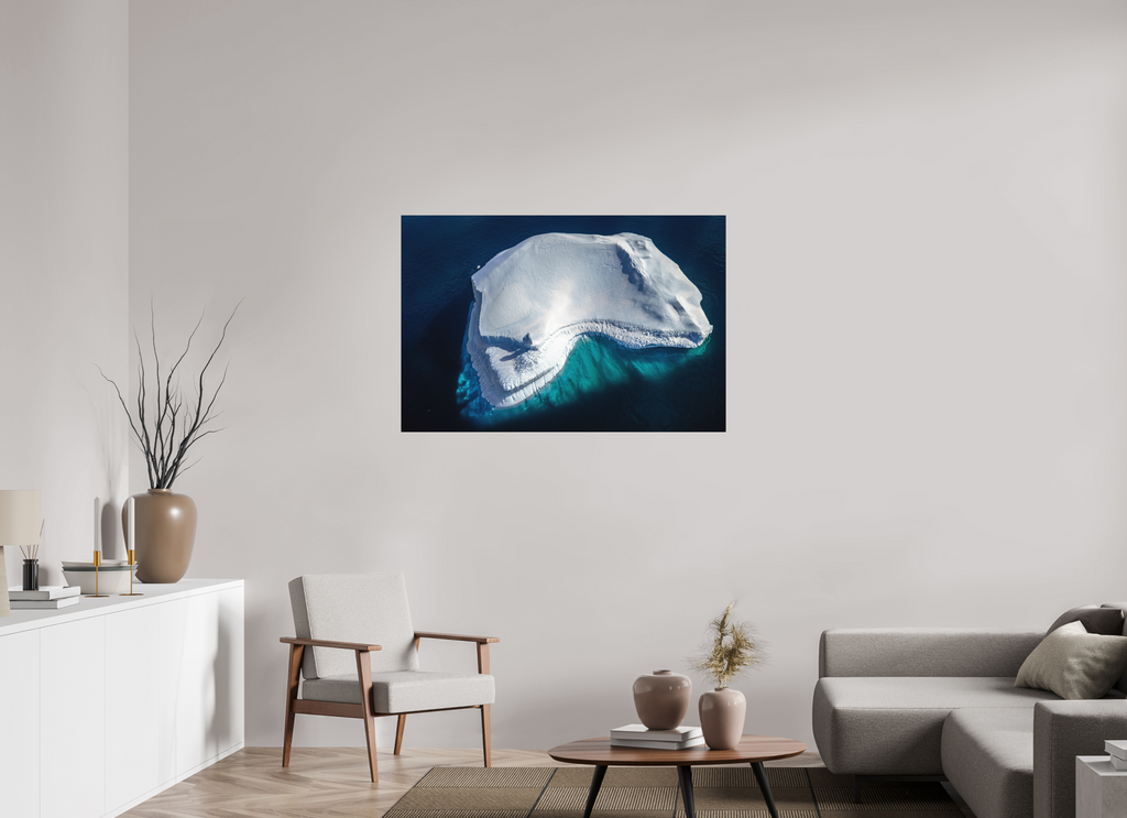 120 x 80 cm, Impression Fine Art sur support rigide - mat Le colosse silencieux