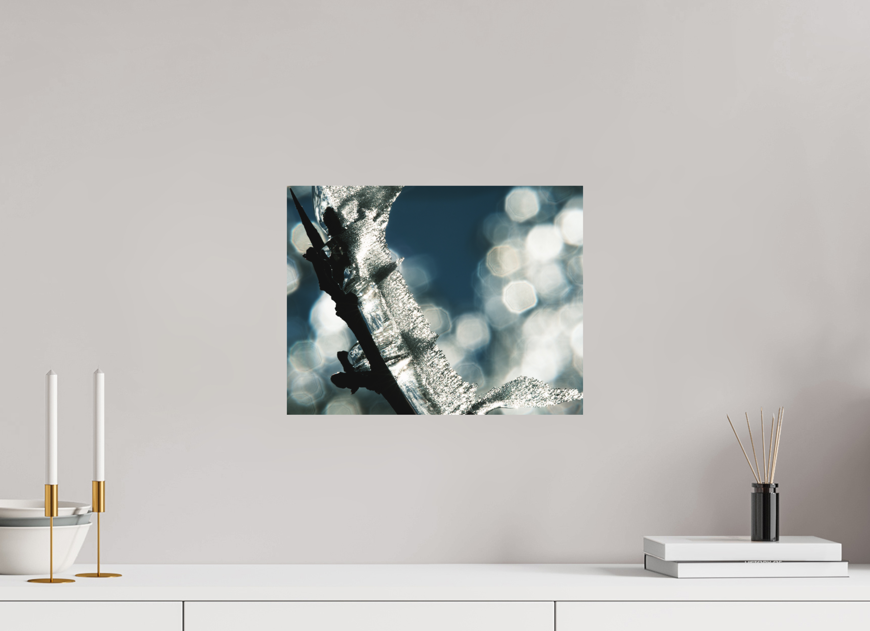 38,8 x 30 cm, Tirage photo - satiné Givré