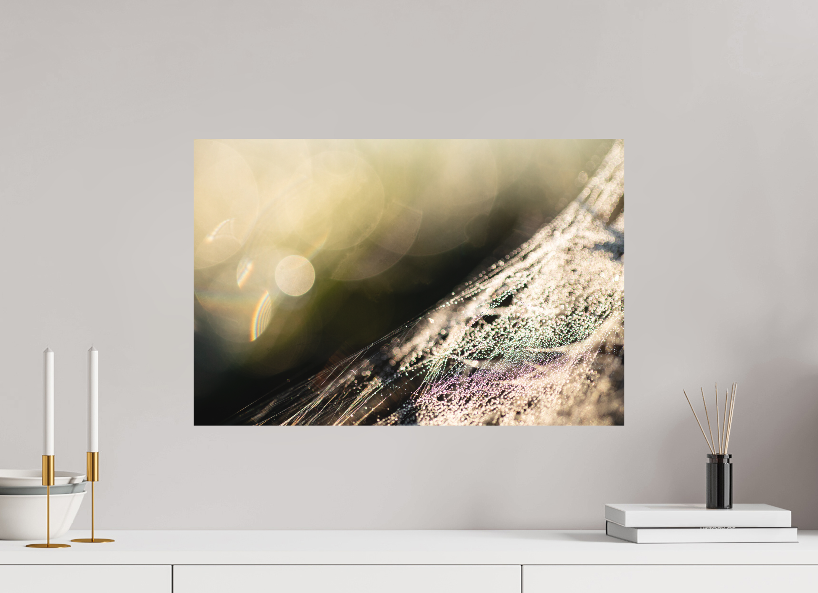 60 x 40 cm, Tirage photo - satiné toile d'araignée