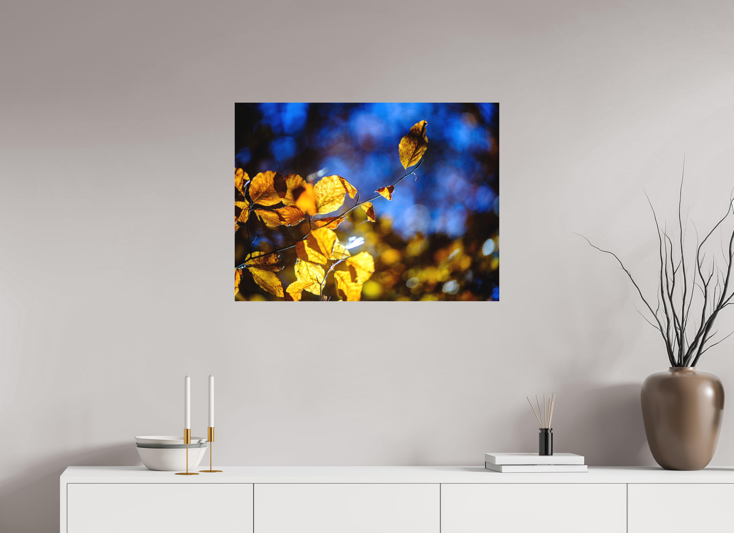 80 x 60 cm, Impression Fine Art - mat La folie des couleurs II