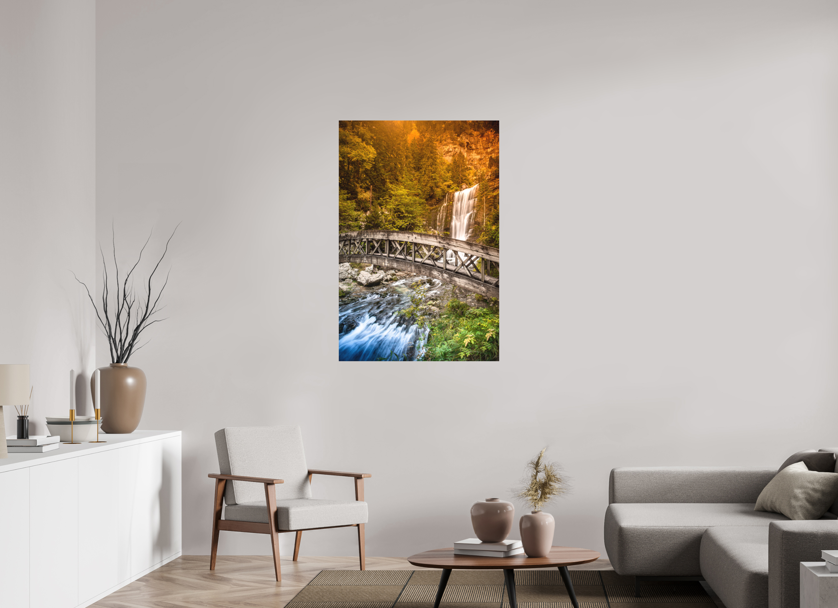 80 x 120 cm, Impression Fine Art - mat L'automne en Chartreuse