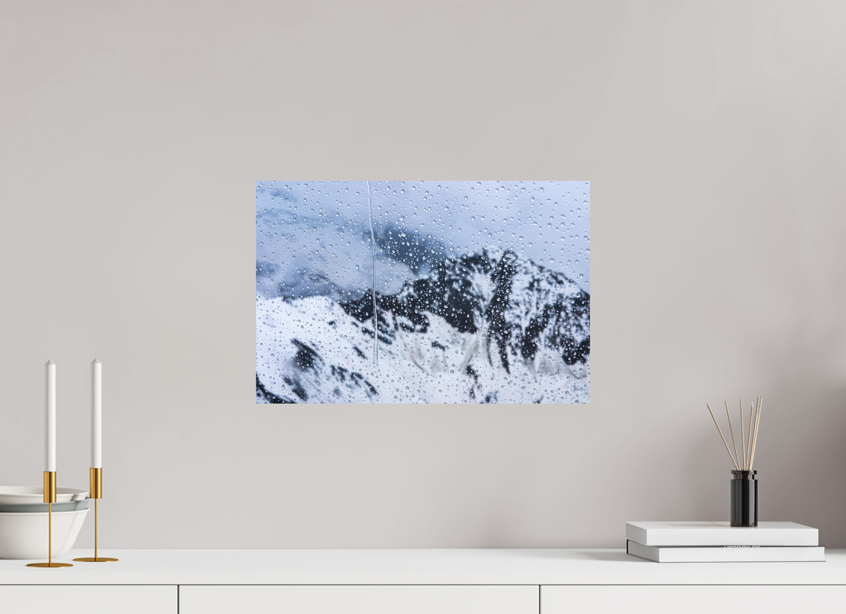 45 x 30 cm, Tirage photo - satiné Mauvaise météo