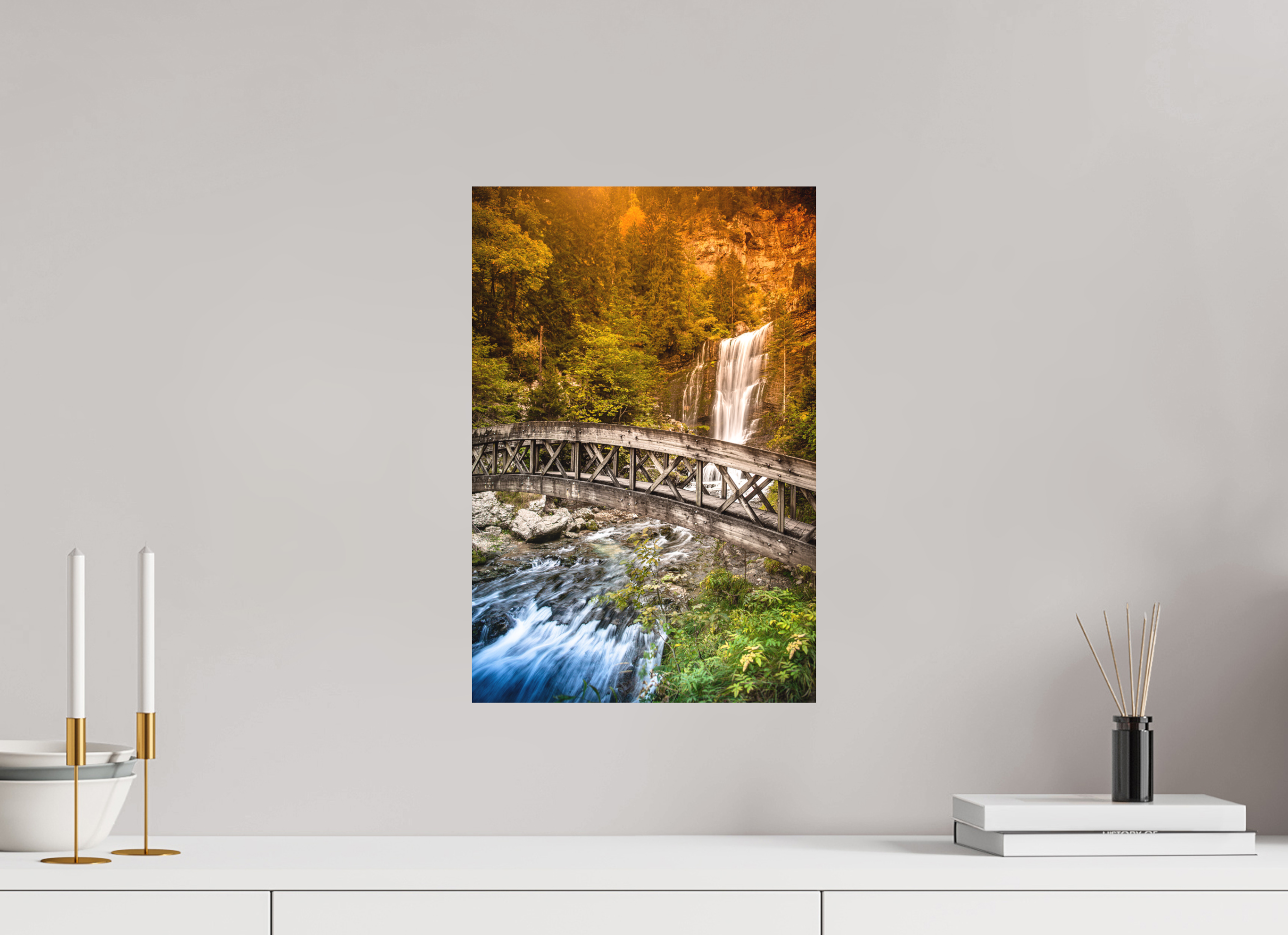 30 x 45 cm, Impression Fine Art sur support rigide - mat L'automne en Chartreuse