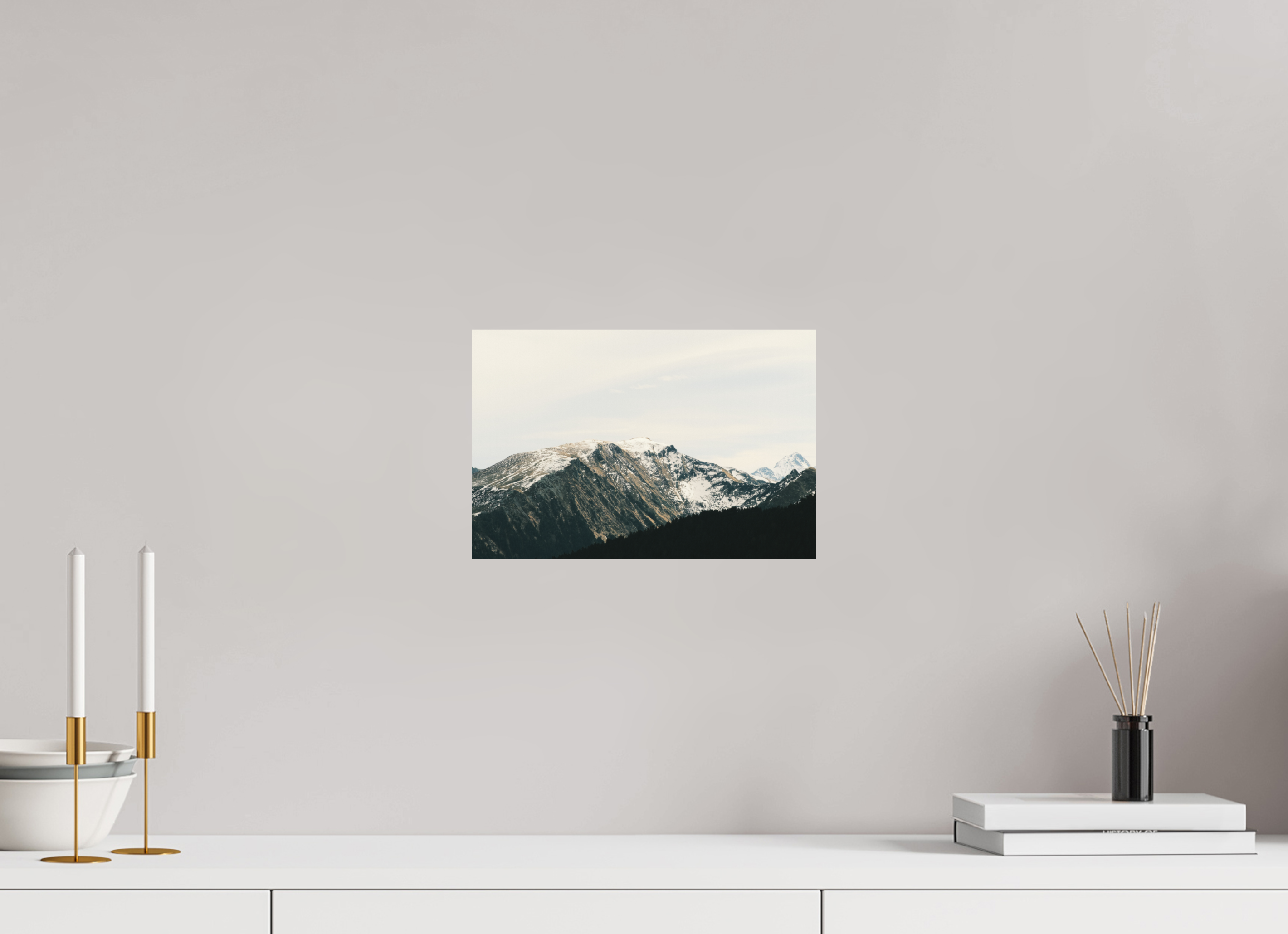 30 x 20 cm, Impression Fine Art sur support rigide - mat Une douce journée d'hiver