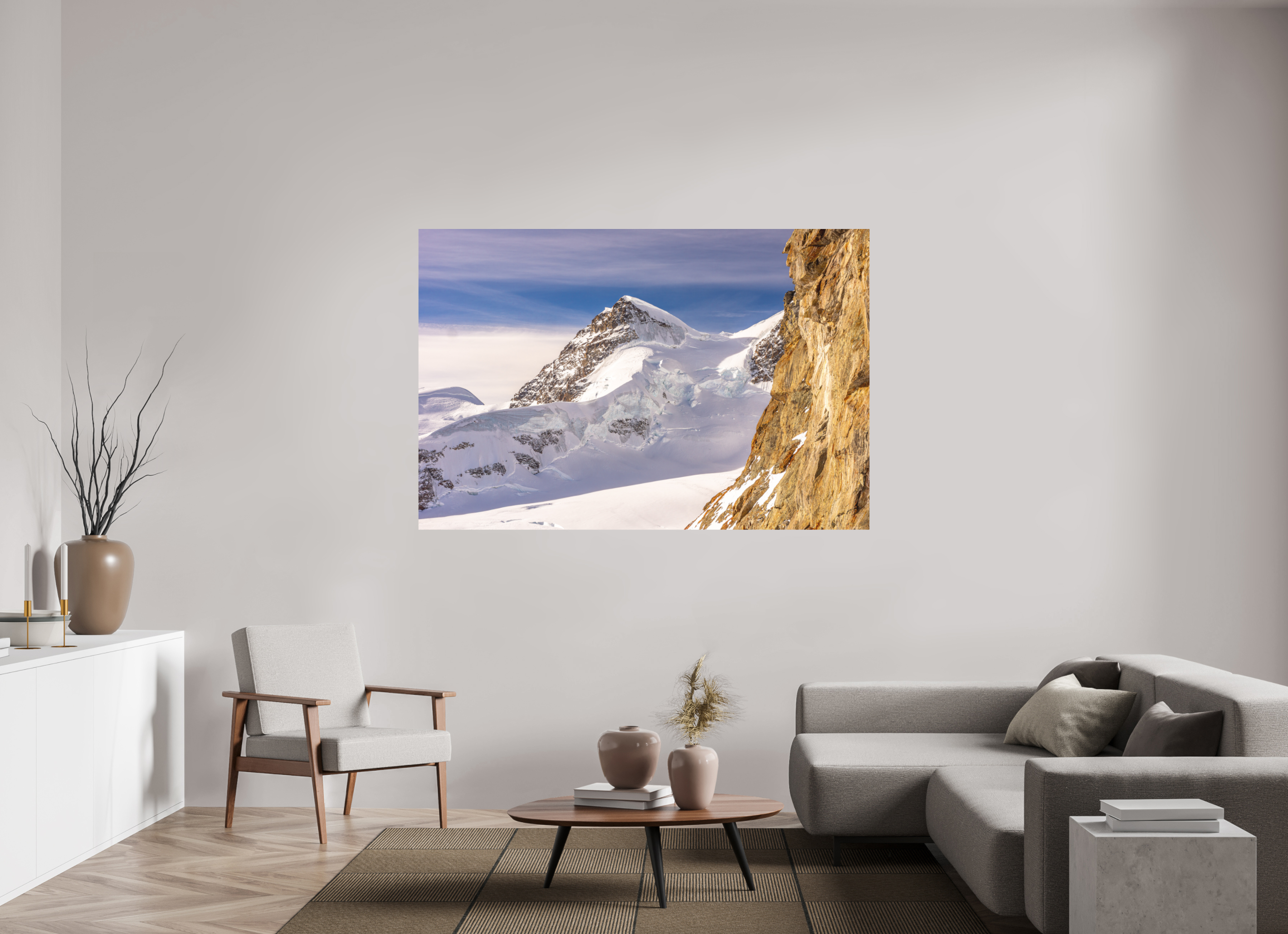 180 x 120 cm, Tirage photo - satiné La Jungfrau