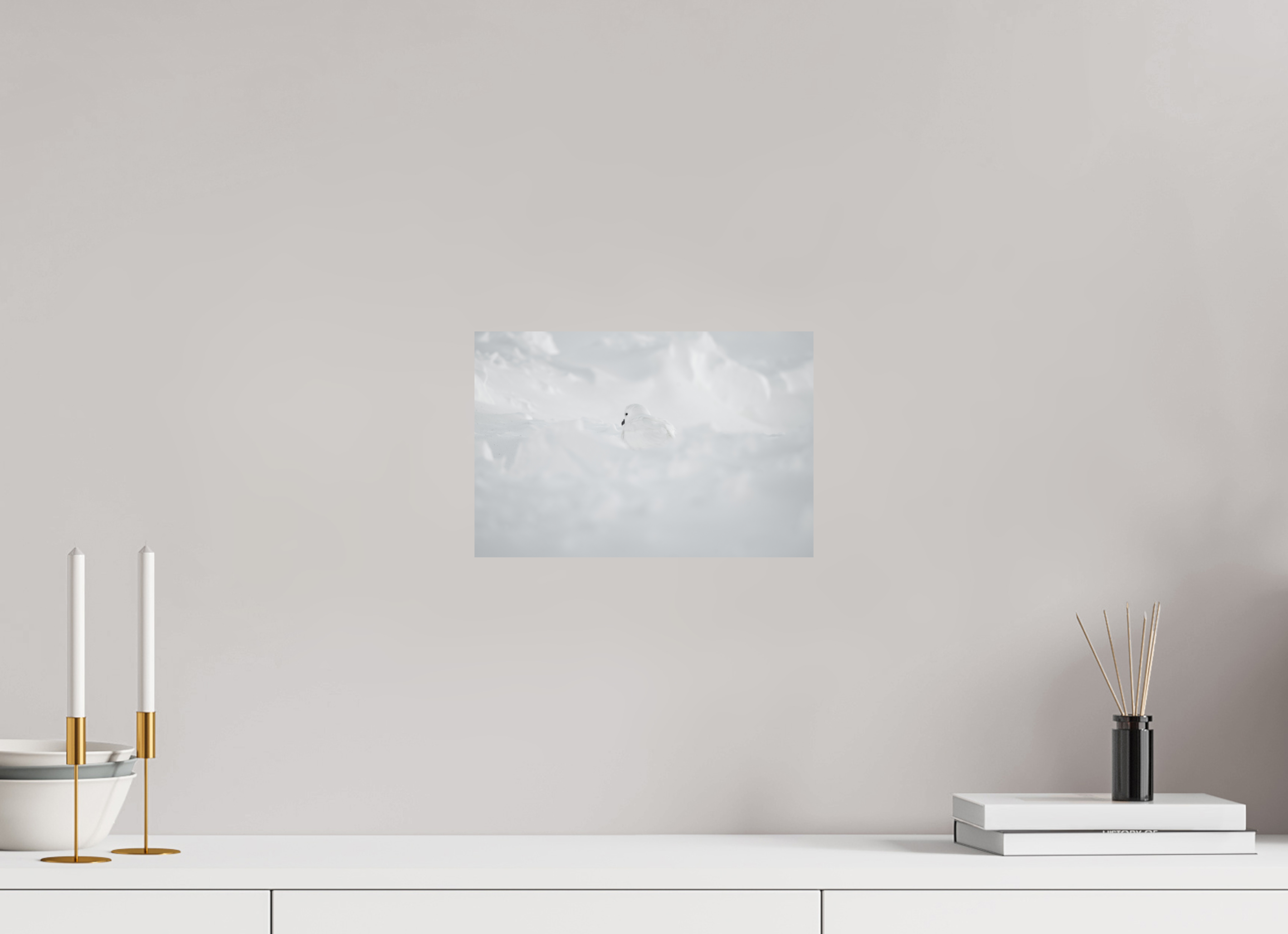 30 x 20 cm, Impression Fine Art - mat Le Pétrel des Neiges