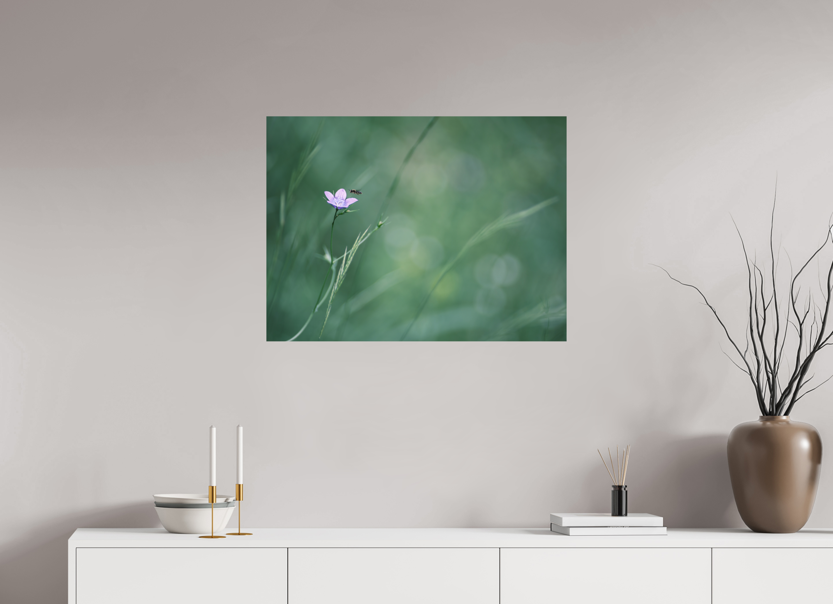 80 x 60 cm, Tirage photo - satiné Petite fleur des champs