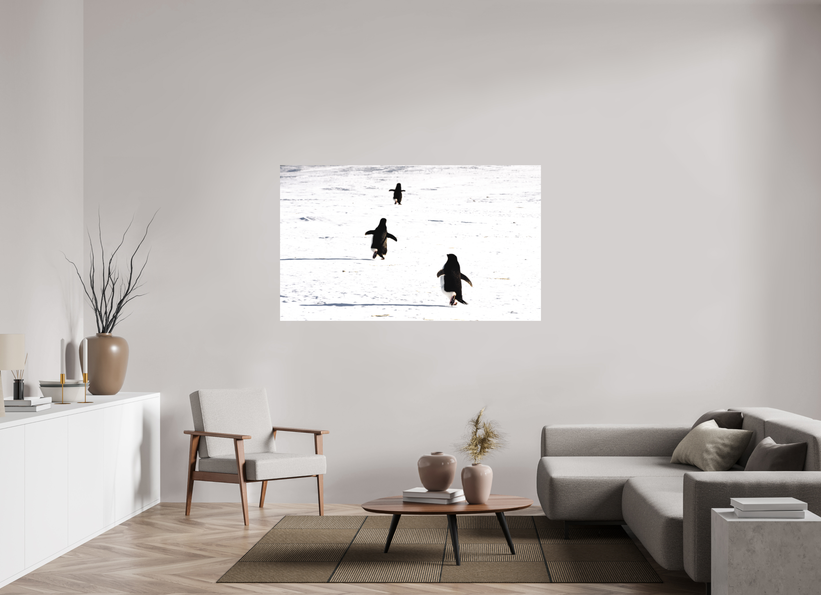 167,5 x 100 cm, Tirage photo - satiné La cour de récréation